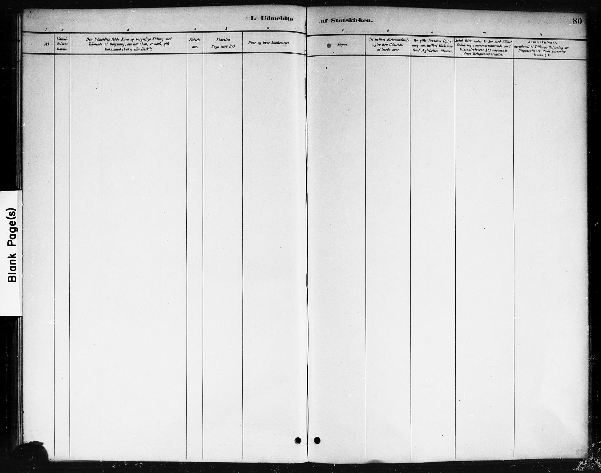 Skjeberg prestekontor Kirkebøker, SAO/A-10923/F/Fb/L0001: Parish register (official) no. II 1, 1886-1894, p. 80