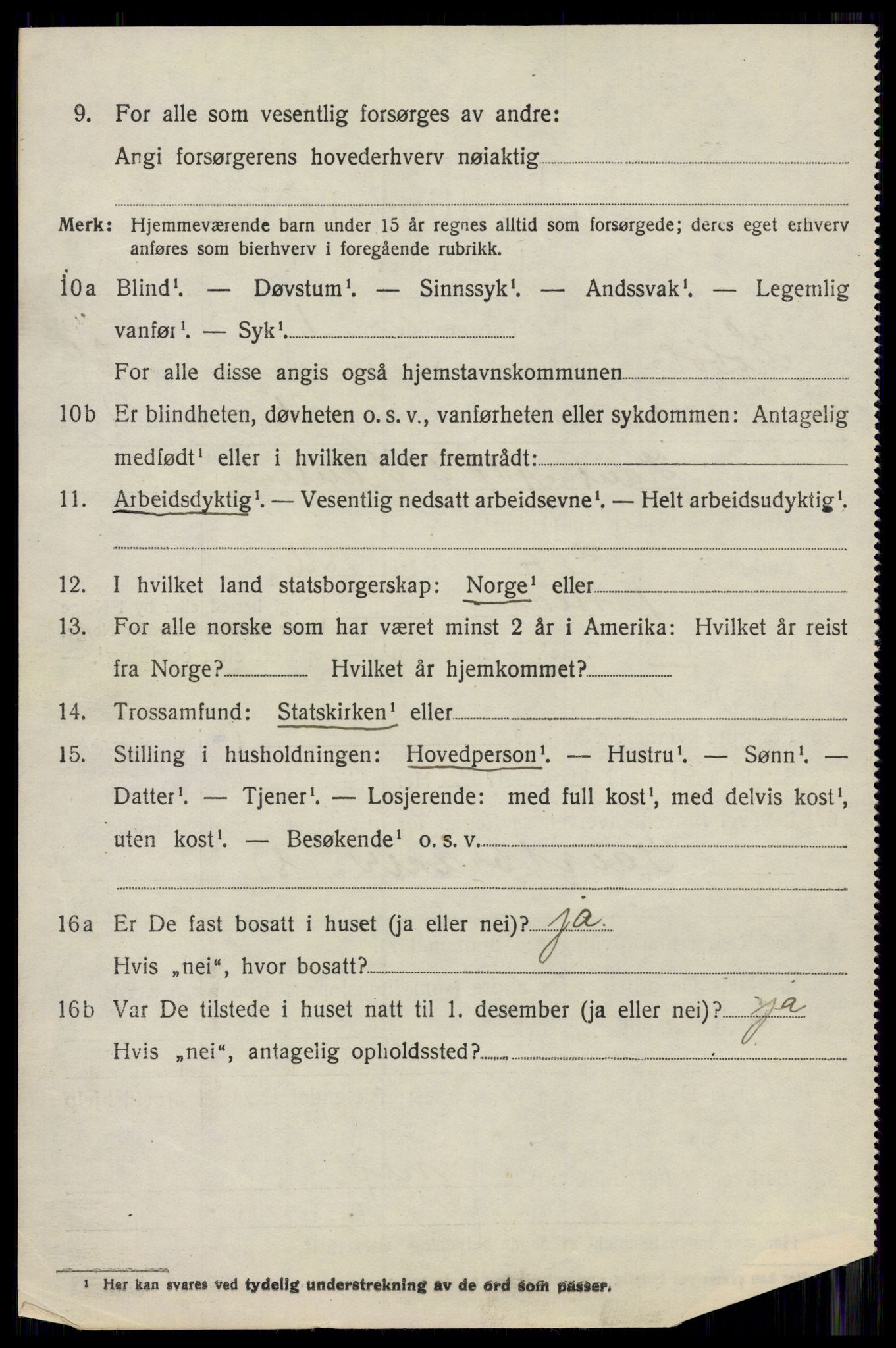 SAO, 1920 census for Hobøl, 1920, p. 5199