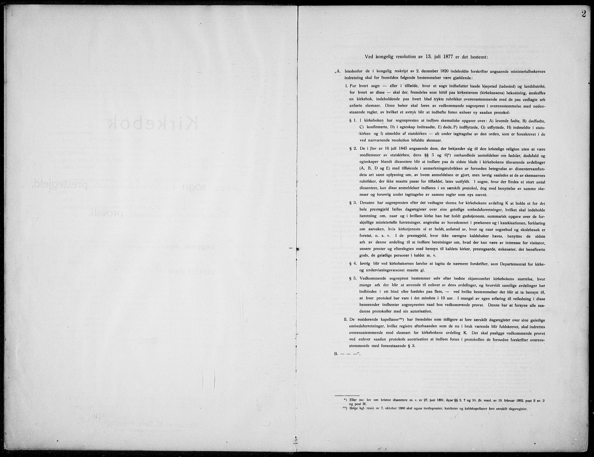 Nordre Land prestekontor, SAH/PREST-124/H/Ha/Hab/L0002: Parish register (copy) no. 2, 1909-1934, p. 2