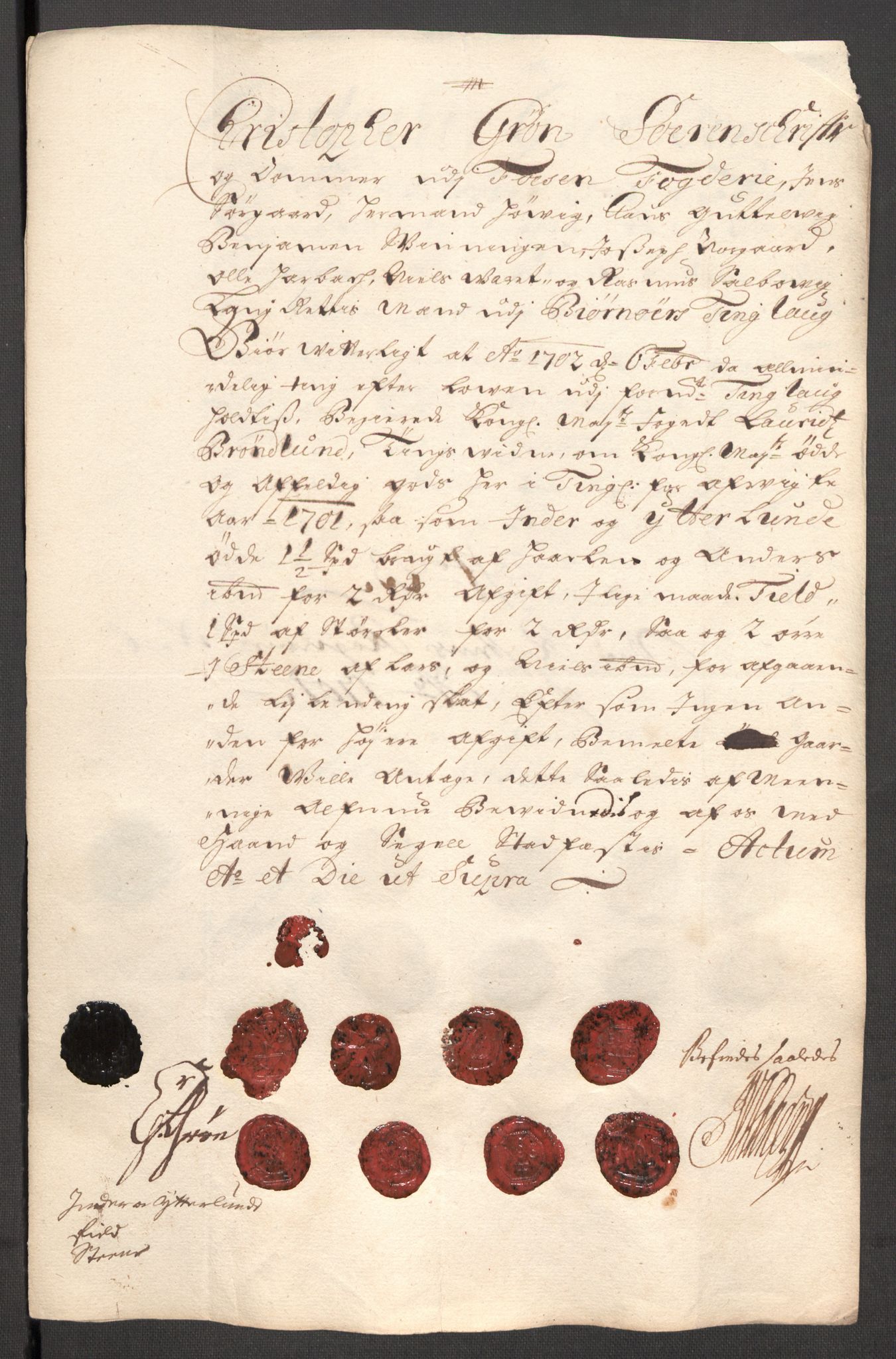 Rentekammeret inntil 1814, Reviderte regnskaper, Fogderegnskap, AV/RA-EA-4092/R57/L3854: Fogderegnskap Fosen, 1700-1701, p. 370