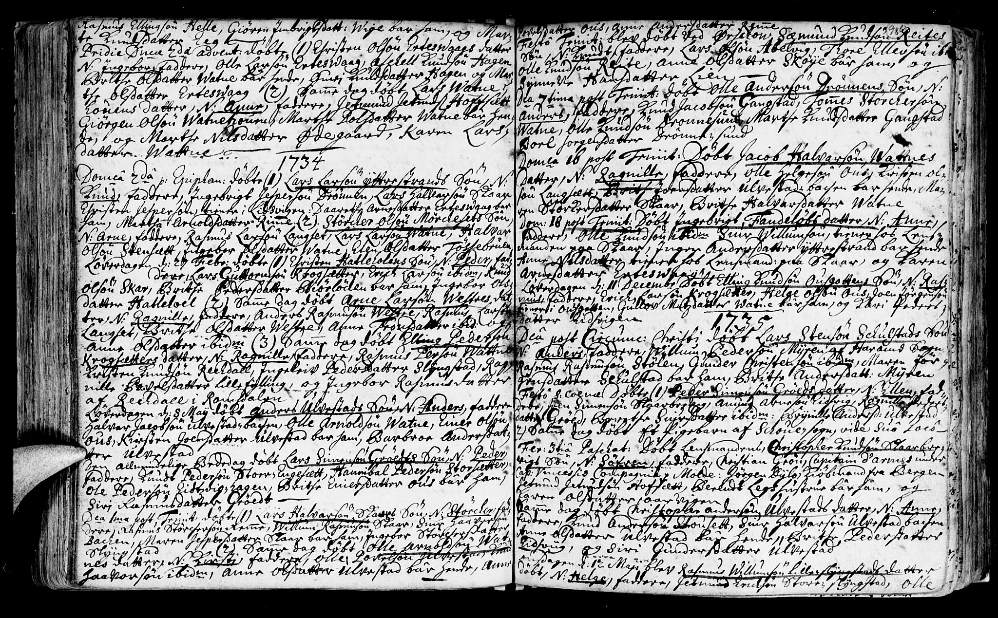 Ministerialprotokoller, klokkerbøker og fødselsregistre - Møre og Romsdal, AV/SAT-A-1454/525/L0371: Parish register (official) no. 525A01, 1699-1777, p. 99