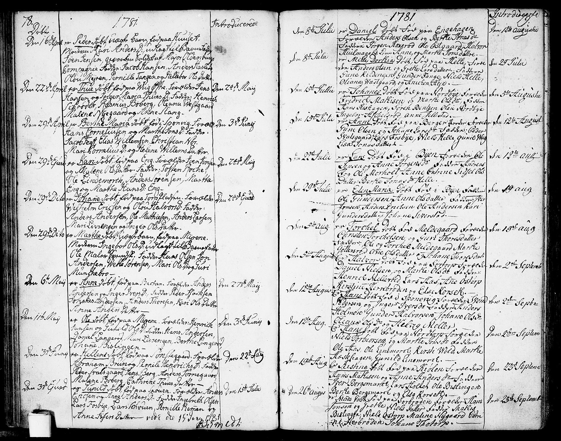 Berg prestekontor Kirkebøker, SAO/A-10902/F/Fa/L0001: Parish register (official) no. I 1, 1770-1814, p. 78-79