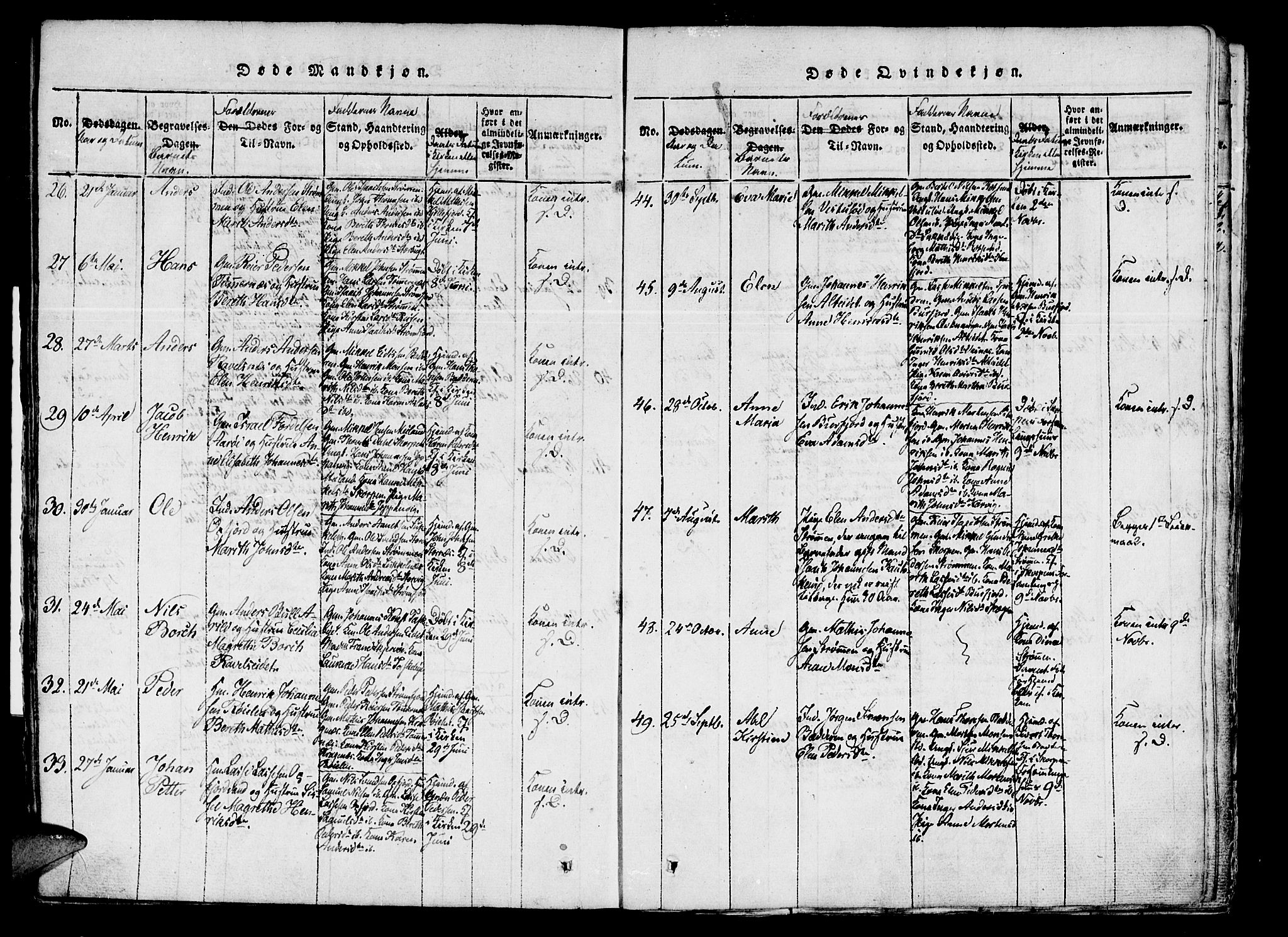 Skjervøy sokneprestkontor, AV/SATØ-S-1300/H/Ha/Haa/L0004kirke: Parish register (official) no. 4, 1820-1838