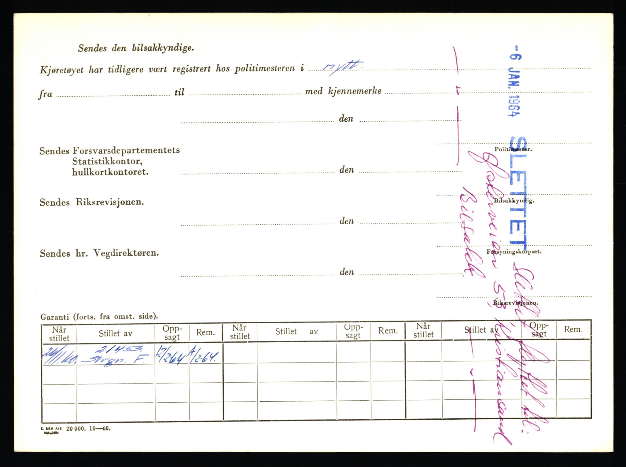 Stavanger trafikkstasjon, AV/SAST-A-101942/0/F/L0053: L-52900 - L-54199, 1930-1971, p. 148