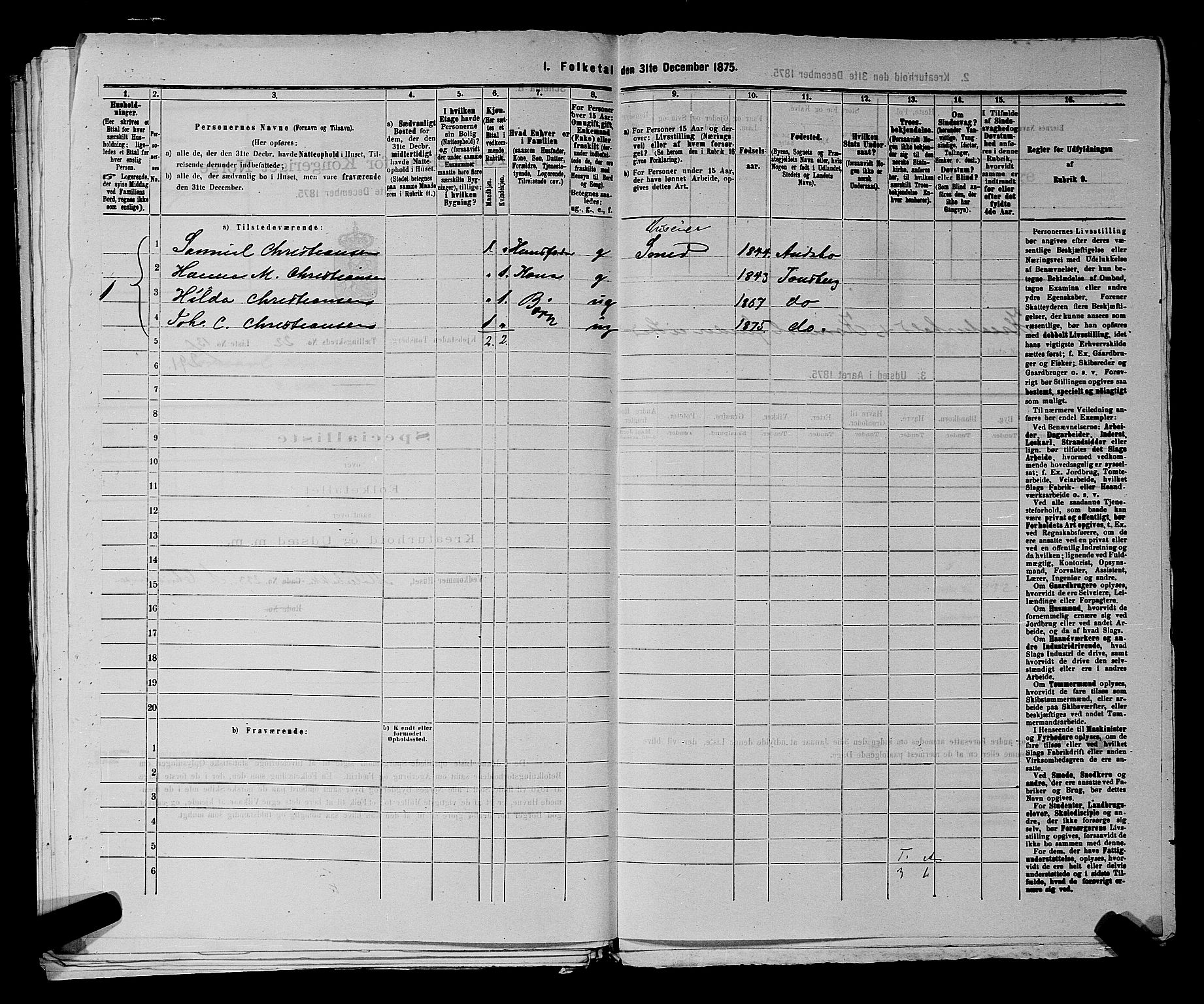 SAKO, 1875 census for 0705P Tønsberg, 1875, p. 716