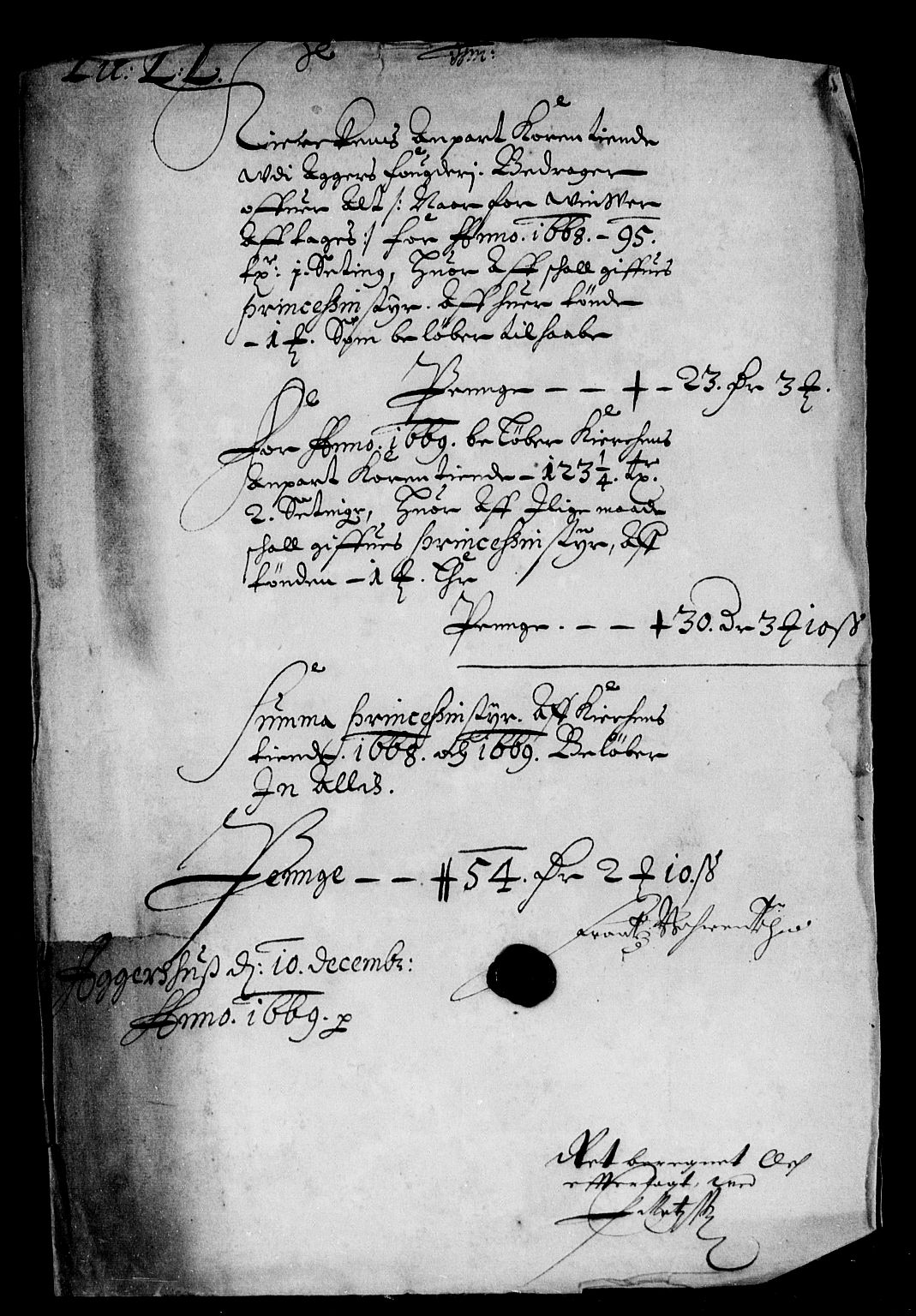 Rentekammeret inntil 1814, Reviderte regnskaper, Stiftamtstueregnskaper, Landkommissariatet på Akershus og Akershus stiftamt, AV/RA-EA-5869/R/Rb/L0066: Akershus stiftamt, 1668-1669