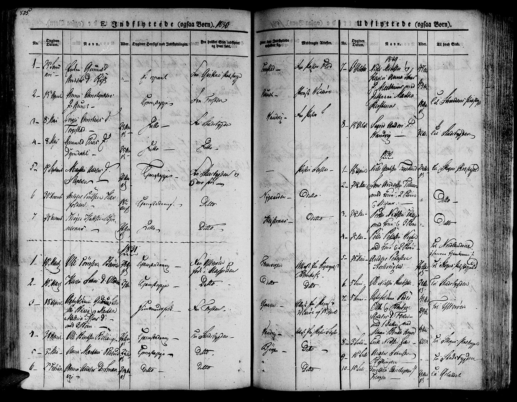 Ministerialprotokoller, klokkerbøker og fødselsregistre - Nord-Trøndelag, SAT/A-1458/701/L0006: Parish register (official) no. 701A06, 1825-1841, p. 325