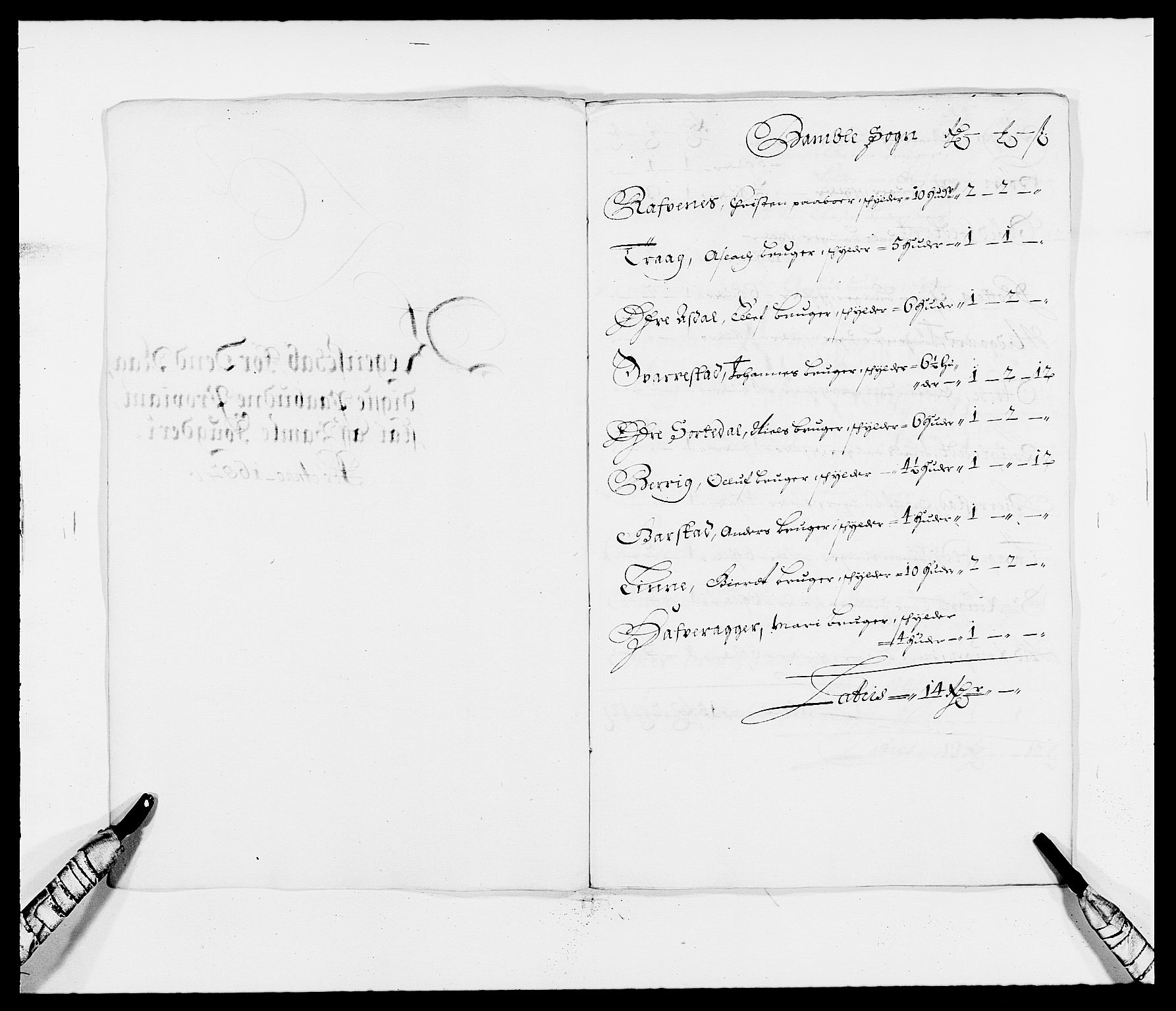 Rentekammeret inntil 1814, Reviderte regnskaper, Fogderegnskap, RA/EA-4092/R34/L2046: Fogderegnskap Bamble, 1682-1683, p. 97