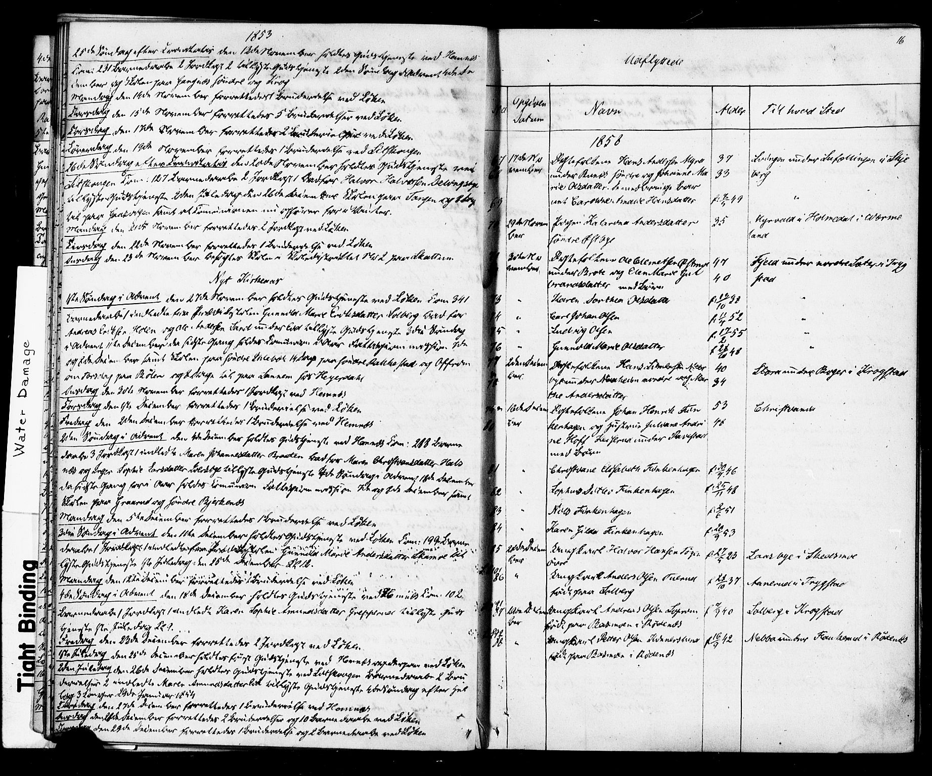Høland prestekontor Kirkebøker, SAO/A-10346a/F/Fa/L0012.b: Parish register (official) no. I 12B, 1850-1877, p. 16