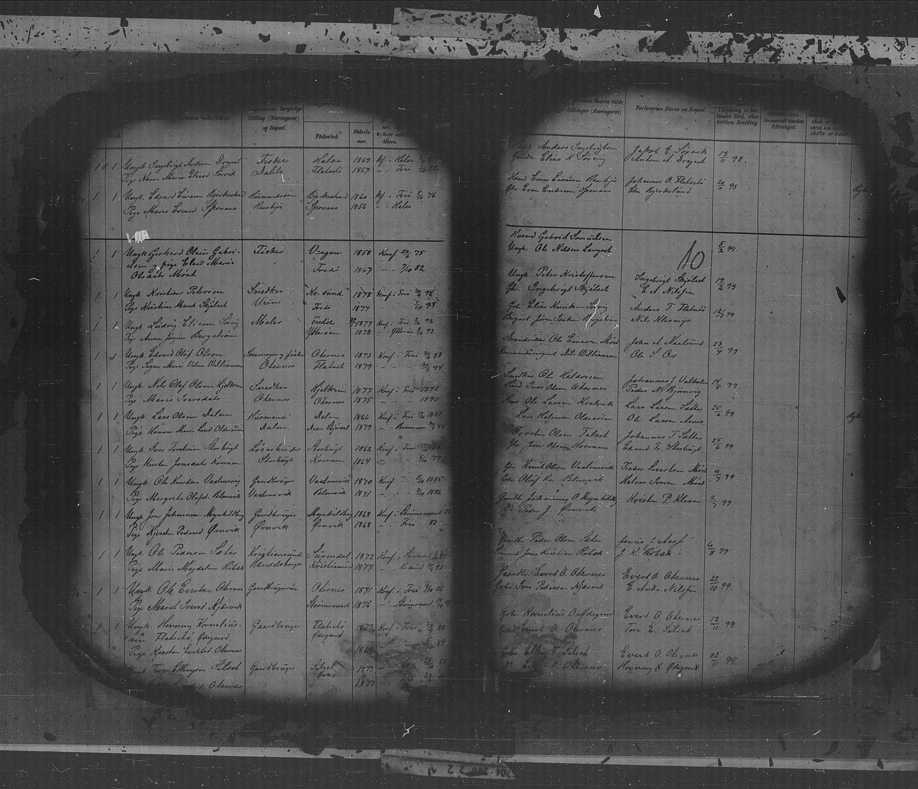 Kristiansund sokneprestkontor, SAT/A-1068/1/I/I1: Parish register (copy) no. 31, 1880-1918, p. 10