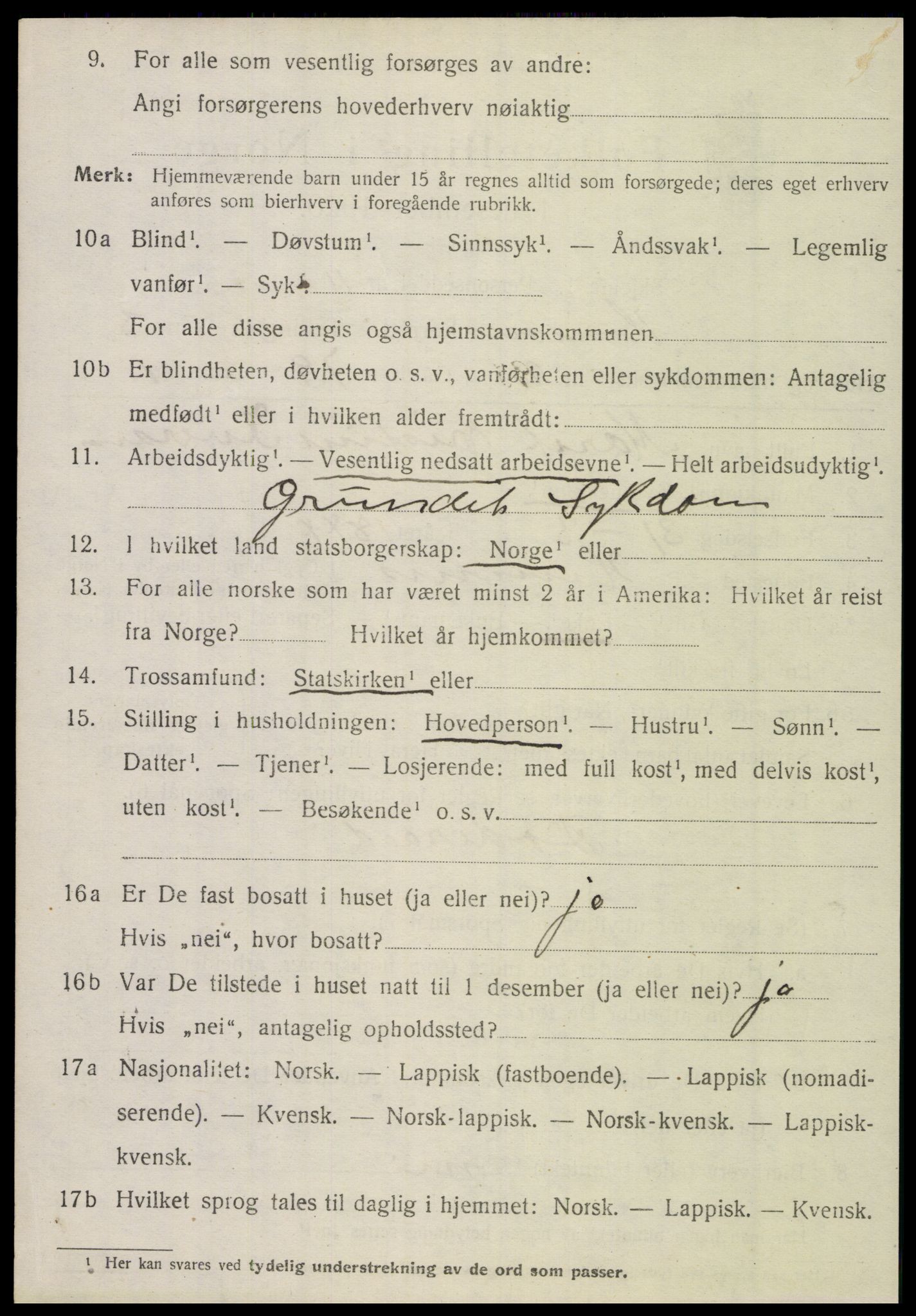 SAT, 1920 census for Hemnes, 1920, p. 5469