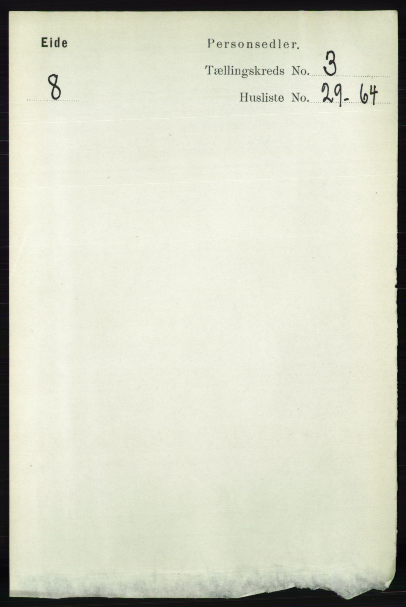 RA, 1891 census for 0925 Eide, 1891, p. 873