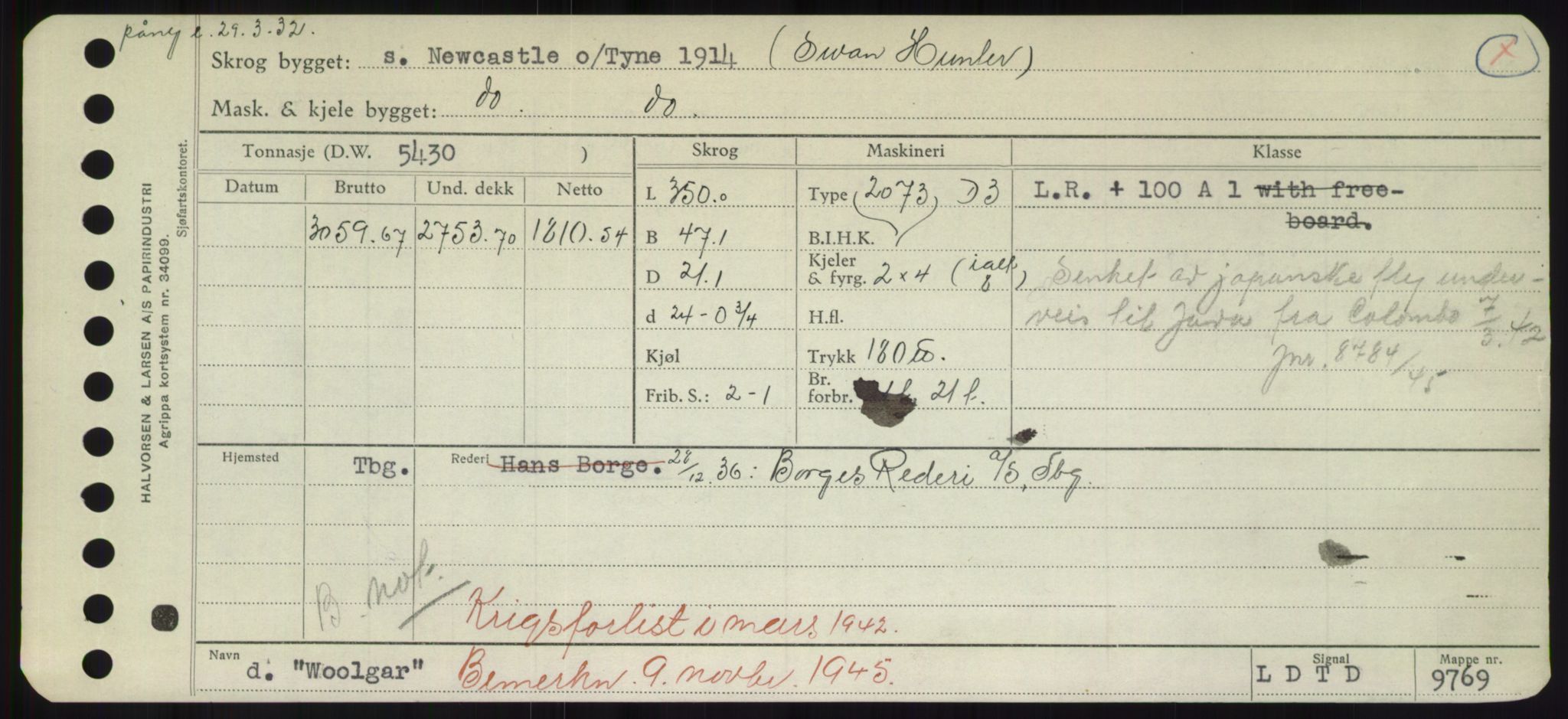 Sjøfartsdirektoratet med forløpere, Skipsmålingen, RA/S-1627/H/Hd/L0041: Fartøy, Vi-Ås, p. 435