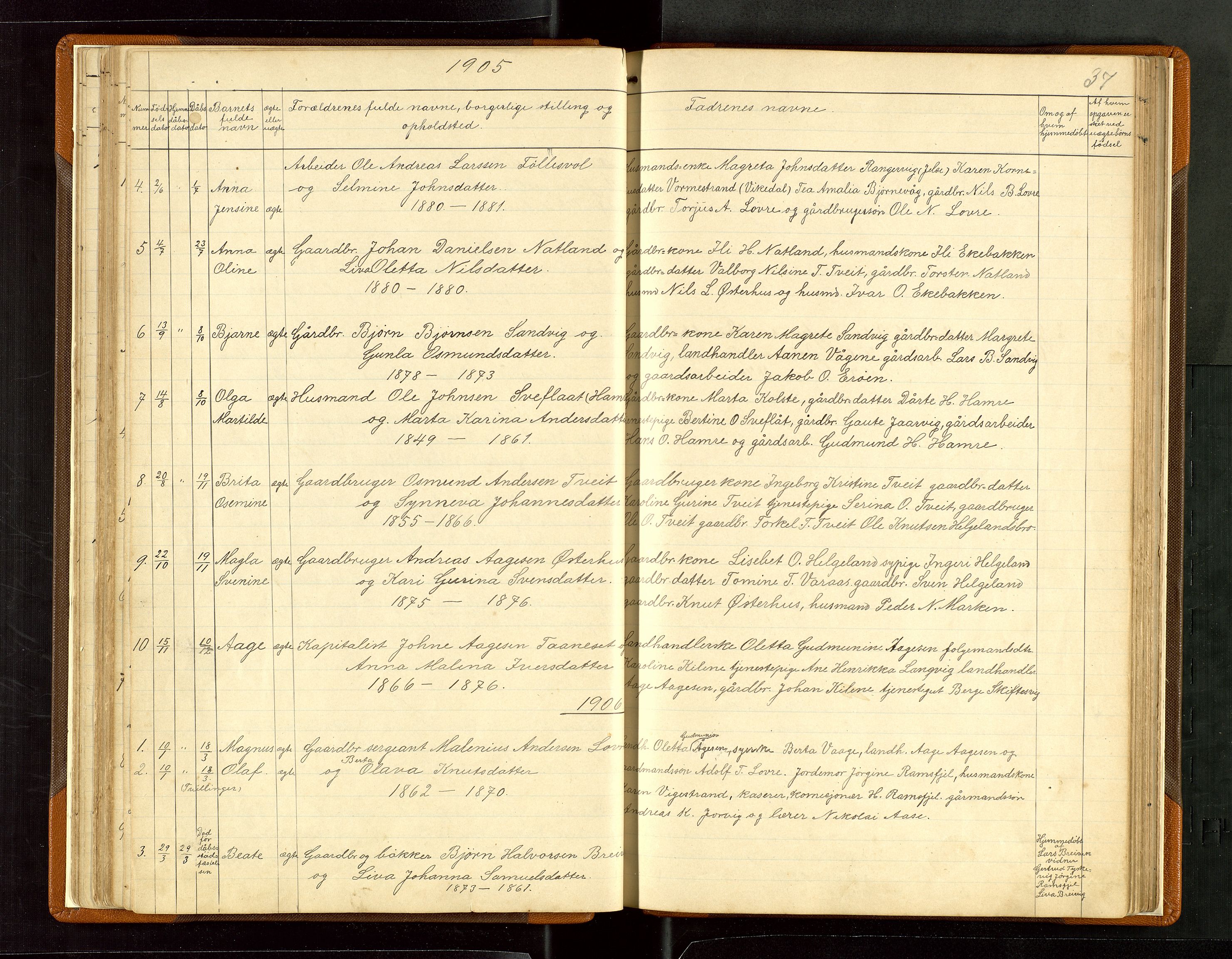 Jelsa sokneprestkontor, SAST/A-101842/01/V: Parish register (copy) no. B 6, 1890-1949, p. 37