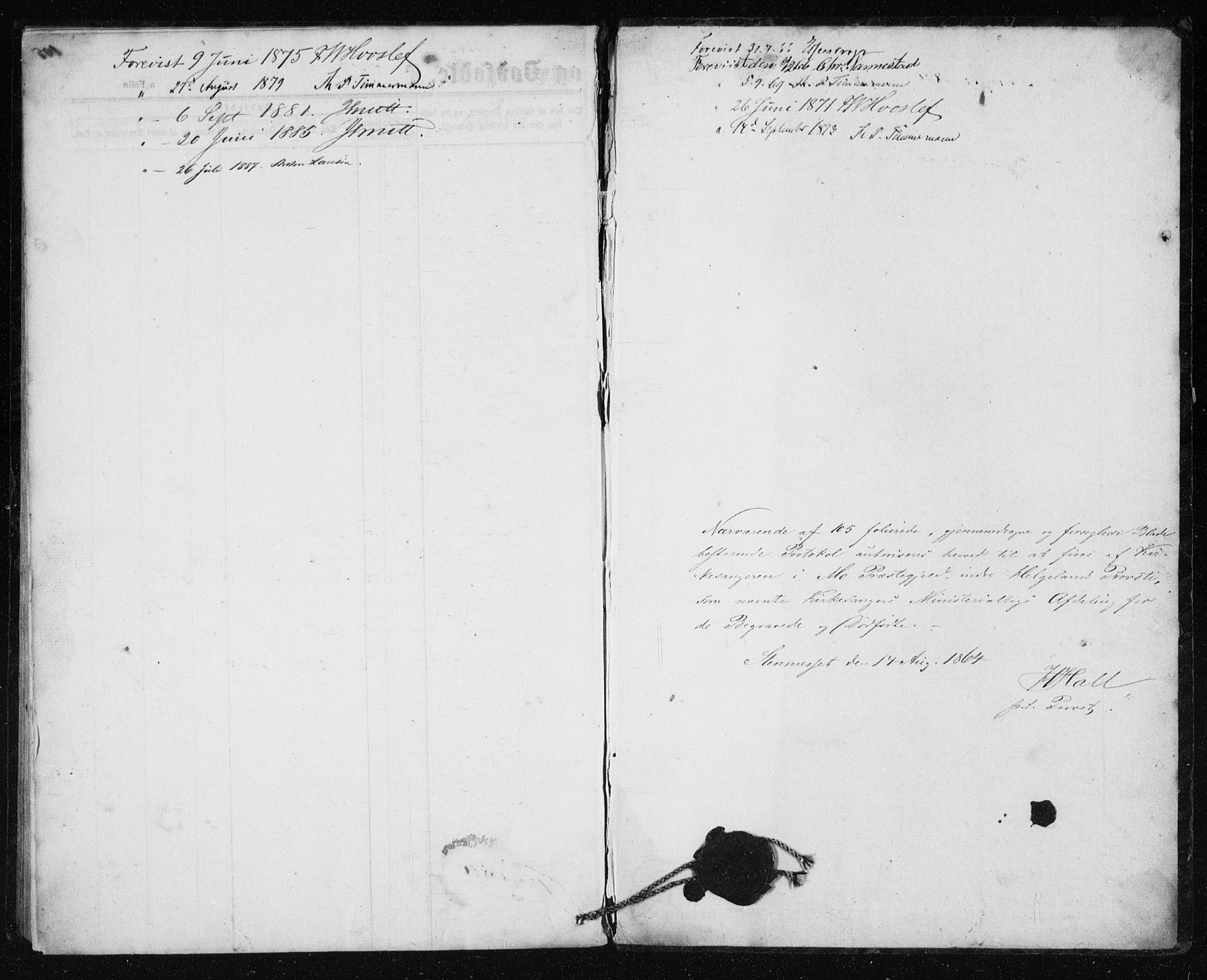 Ministerialprotokoller, klokkerbøker og fødselsregistre - Nordland, SAT/A-1459/827/L0418: Parish register (copy) no. 827C07, 1863-1886