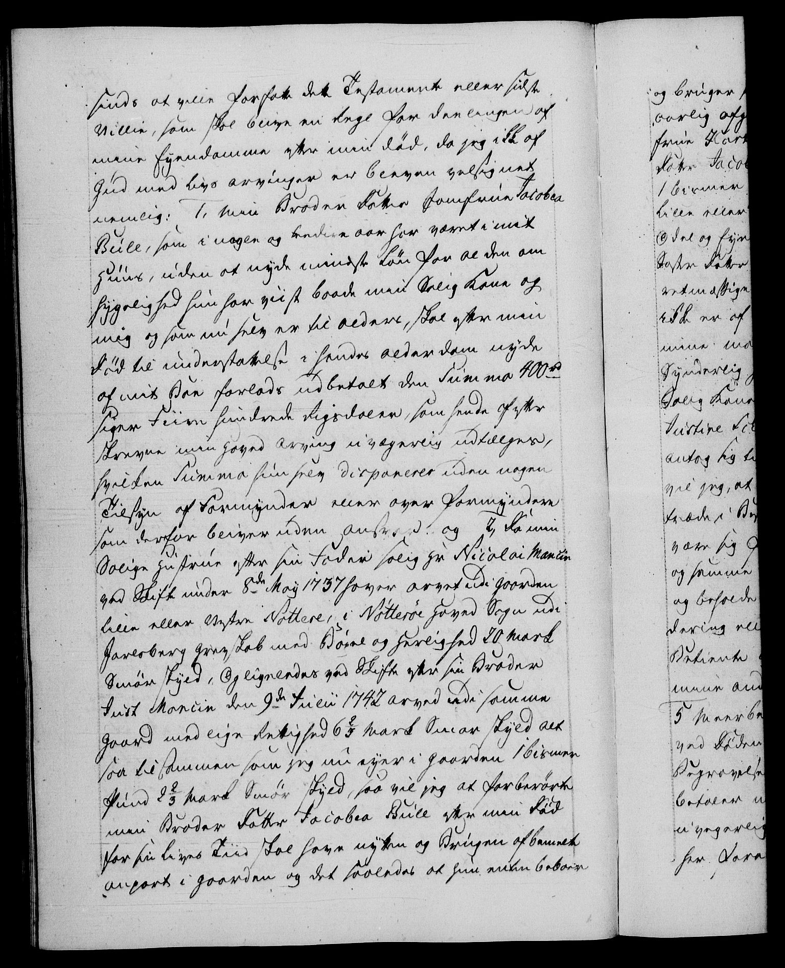 Danske Kanselli 1572-1799, AV/RA-EA-3023/F/Fc/Fca/Fcaa/L0051: Norske registre, 1786-1787, p. 424b
