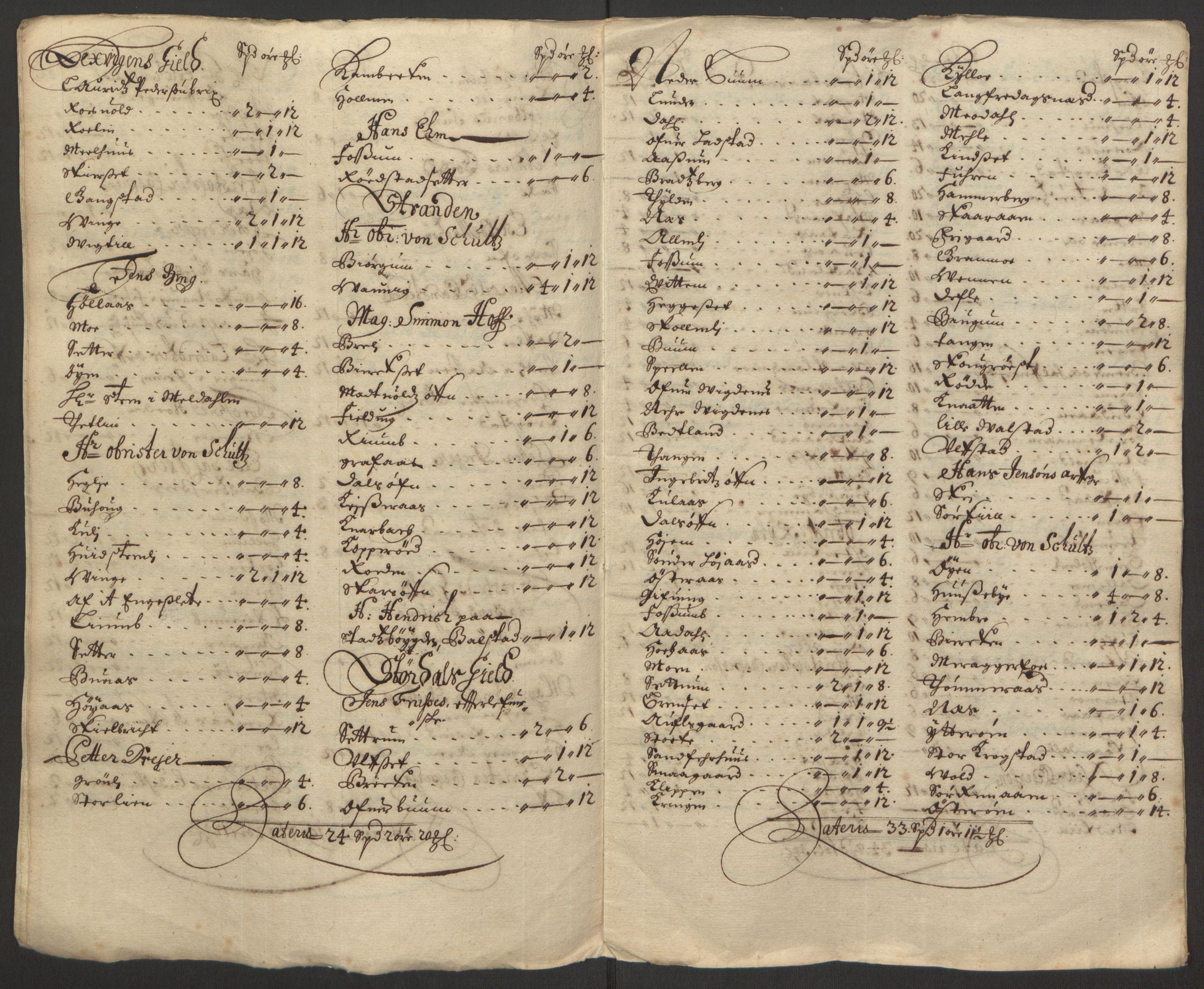 Rentekammeret inntil 1814, Reviderte regnskaper, Fogderegnskap, AV/RA-EA-4092/R62/L4186: Fogderegnskap Stjørdal og Verdal, 1693-1694, p. 211