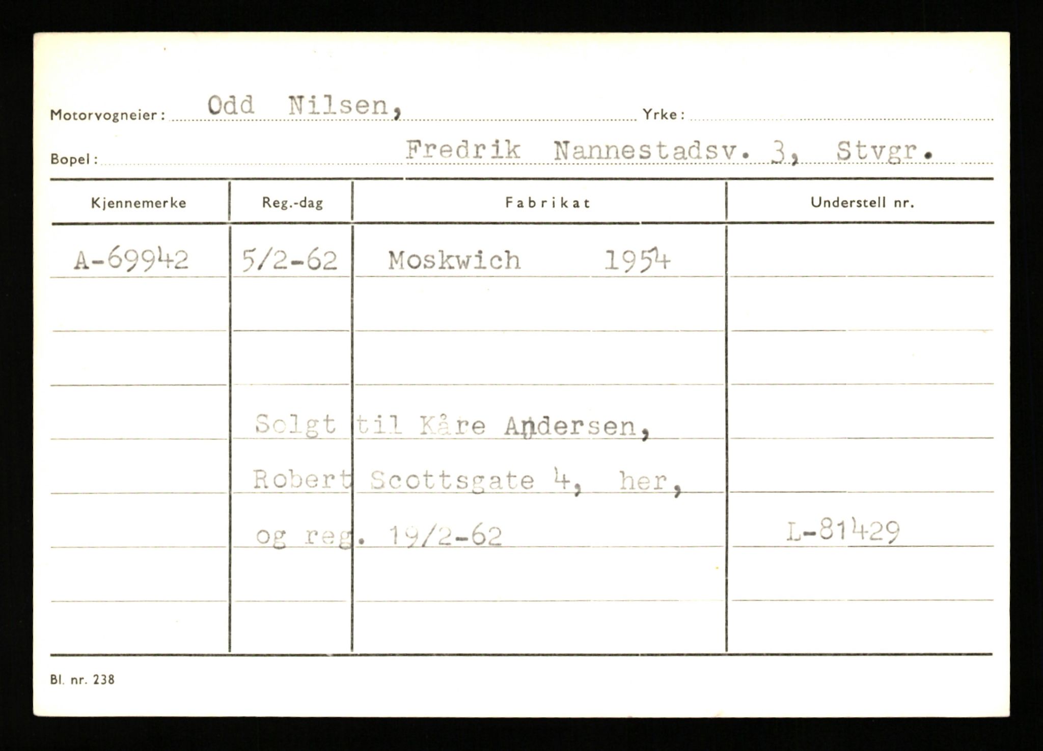 Stavanger trafikkstasjon, AV/SAST-A-101942/0/G/L0008: Registreringsnummer: 67519 - 84533, 1930-1971, p. 273