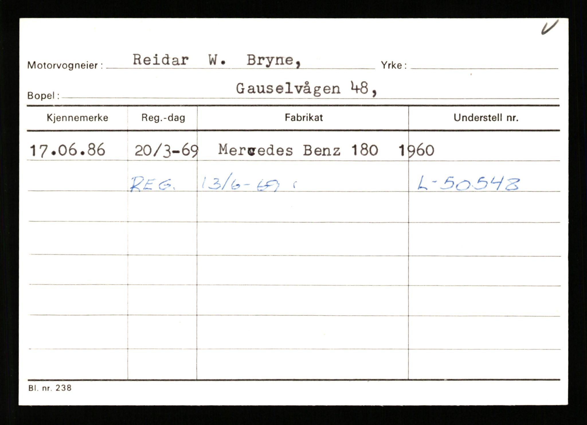 Stavanger trafikkstasjon, AV/SAST-A-101942/0/G/L0010: Registreringsnummer: 130000 - 239953, 1930-1971, p. 1377