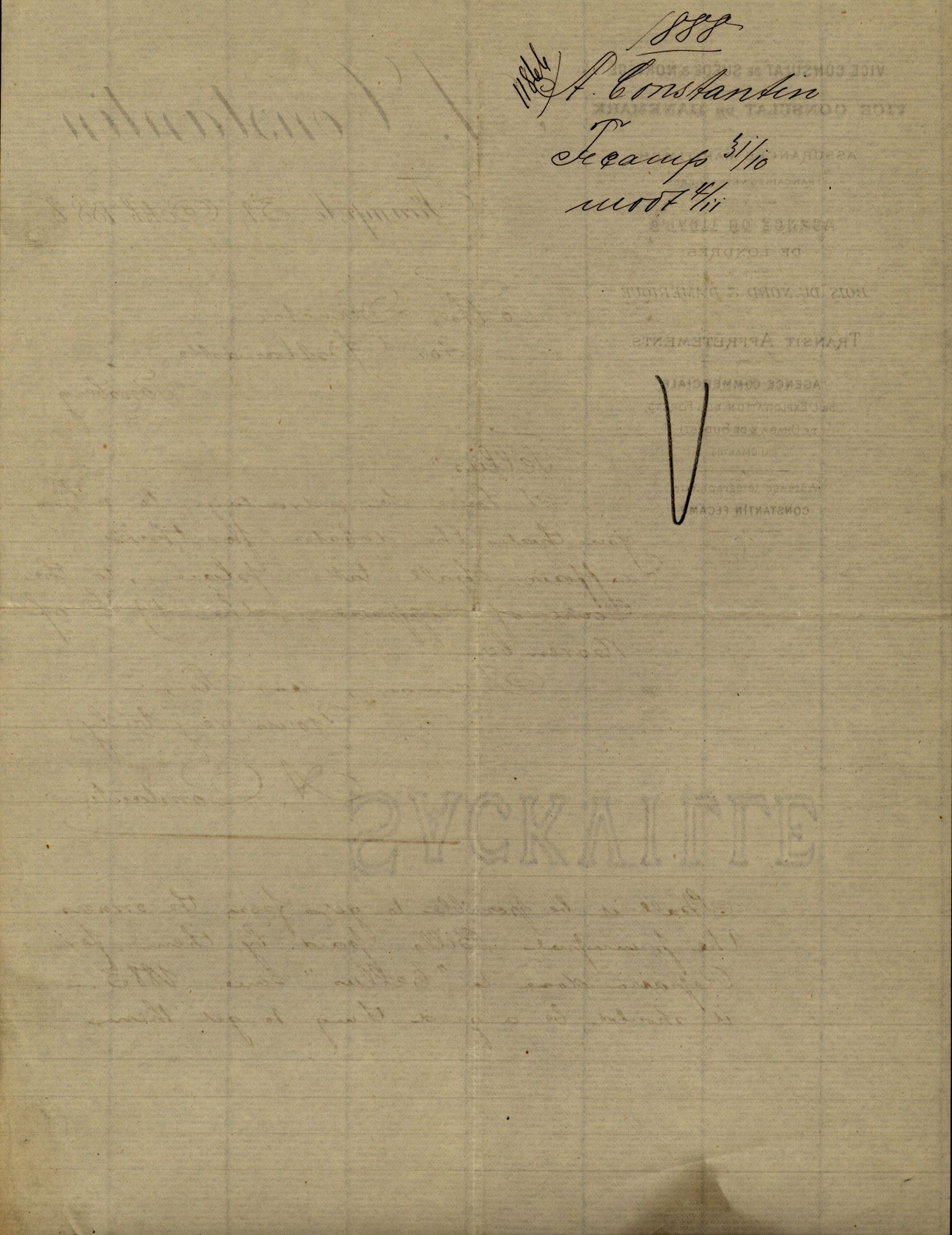 Pa 63 - Østlandske skibsassuranceforening, VEMU/A-1079/G/Ga/L0020/0001: Havaridokumenter / Tellus, Telanak, Wilhelmine, 1887, p. 54