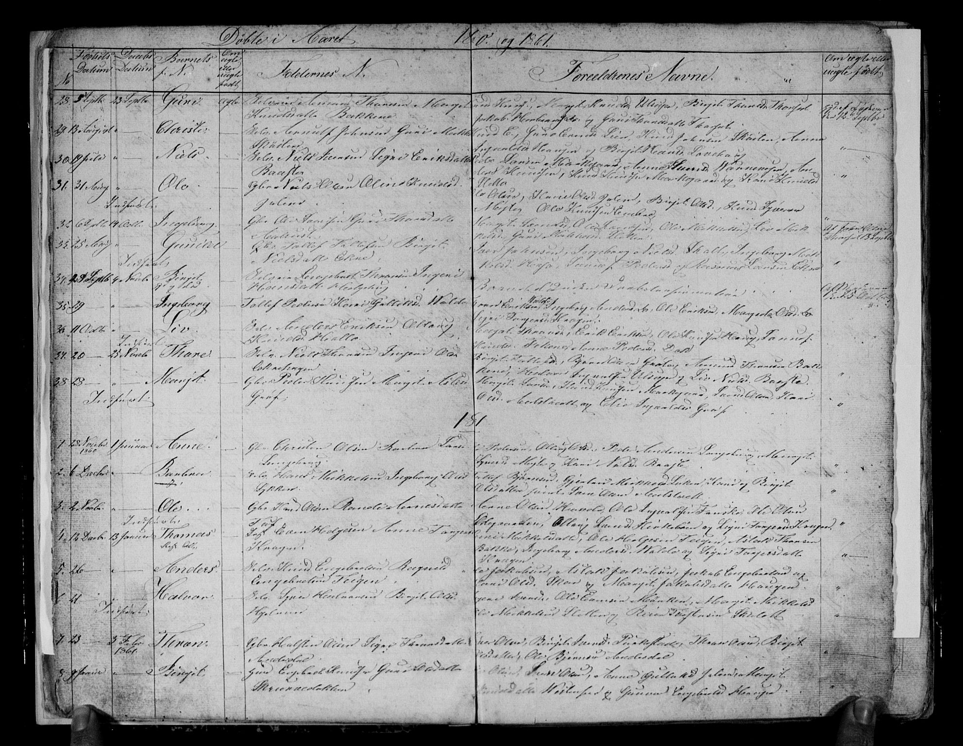 Gol kirkebøker, AV/SAKO-A-226/G/Gb/L0004: Parish register (copy) no. II 4, 1859-1874, p. 8