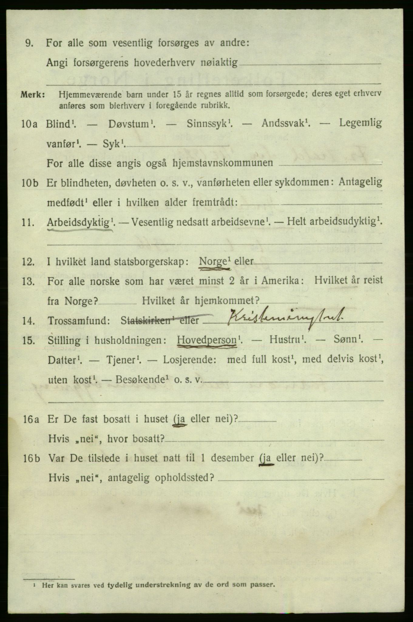 SAO, 1920 census for Fredrikshald, 1920, p. 14770