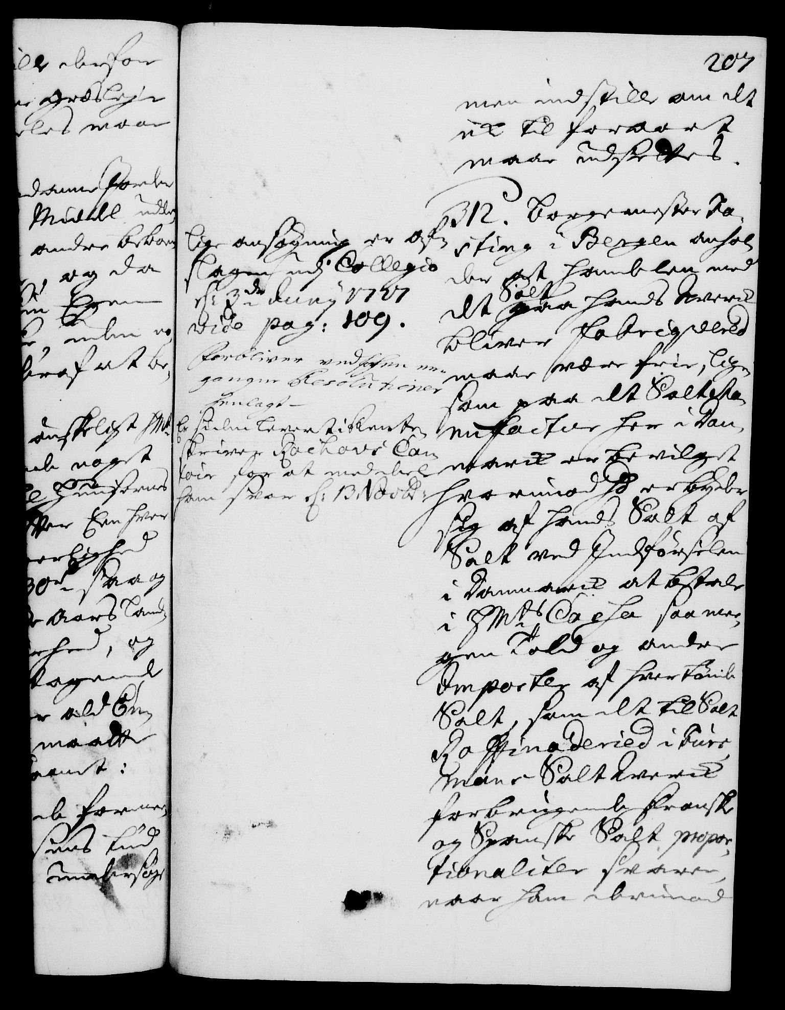 Rentekammeret, Kammerkanselliet, AV/RA-EA-3111/G/Gh/Gha/L0009: Norsk ekstraktmemorialprotokoll (merket RK 53.54), 1726-1728, p. 207