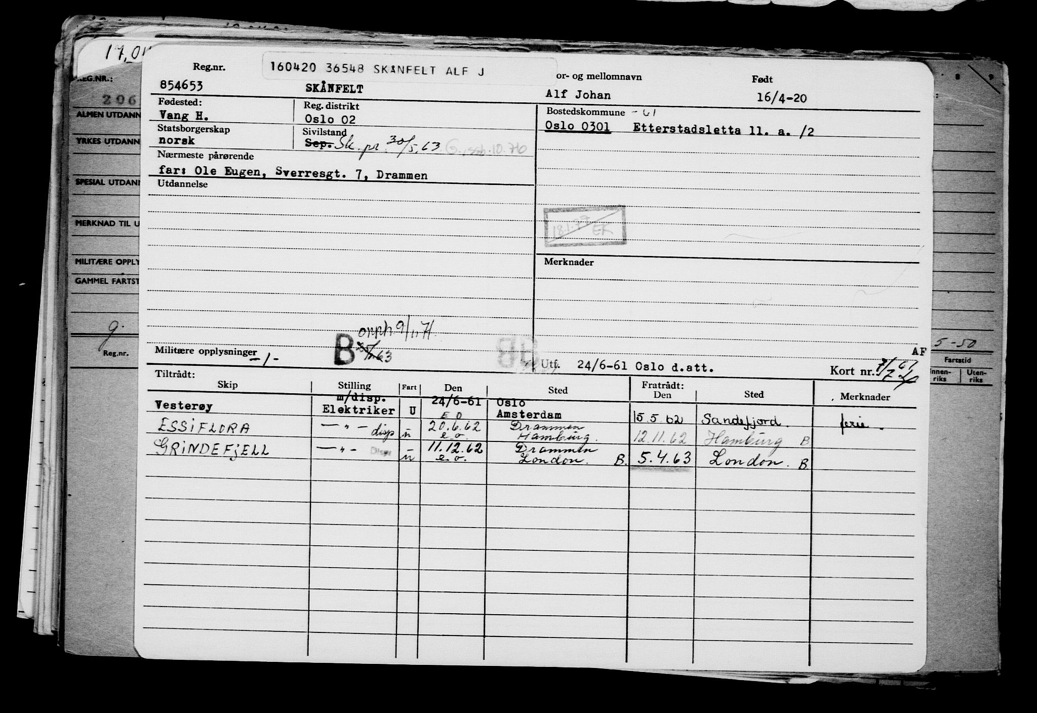 Direktoratet for sjømenn, AV/RA-S-3545/G/Gb/L0179: Hovedkort, 1920, p. 488