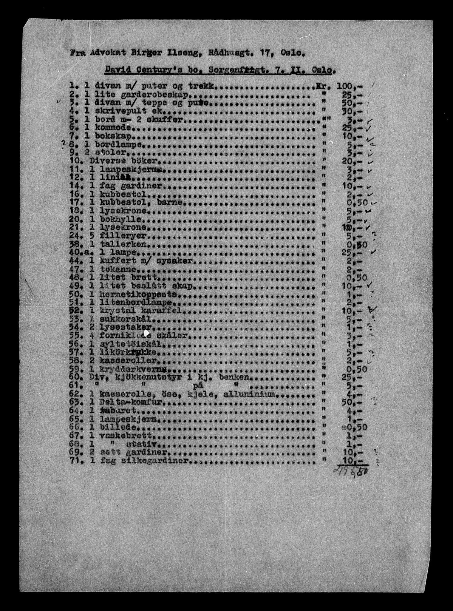 Justisdepartementet, Tilbakeføringskontoret for inndratte formuer, AV/RA-S-1564/H/Hc/Hcc/L0928: --, 1945-1947, p. 173