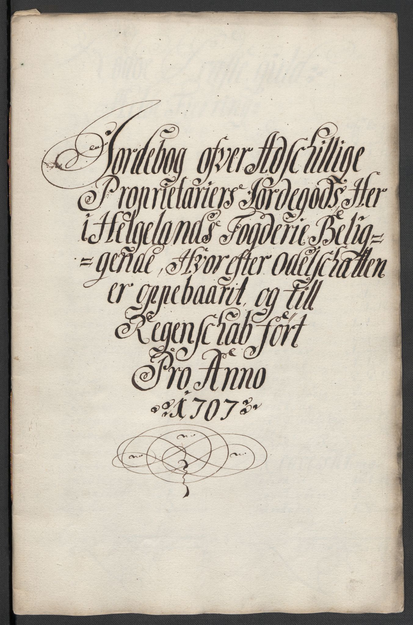 Rentekammeret inntil 1814, Reviderte regnskaper, Fogderegnskap, AV/RA-EA-4092/R65/L4509: Fogderegnskap Helgeland, 1706-1707, p. 218