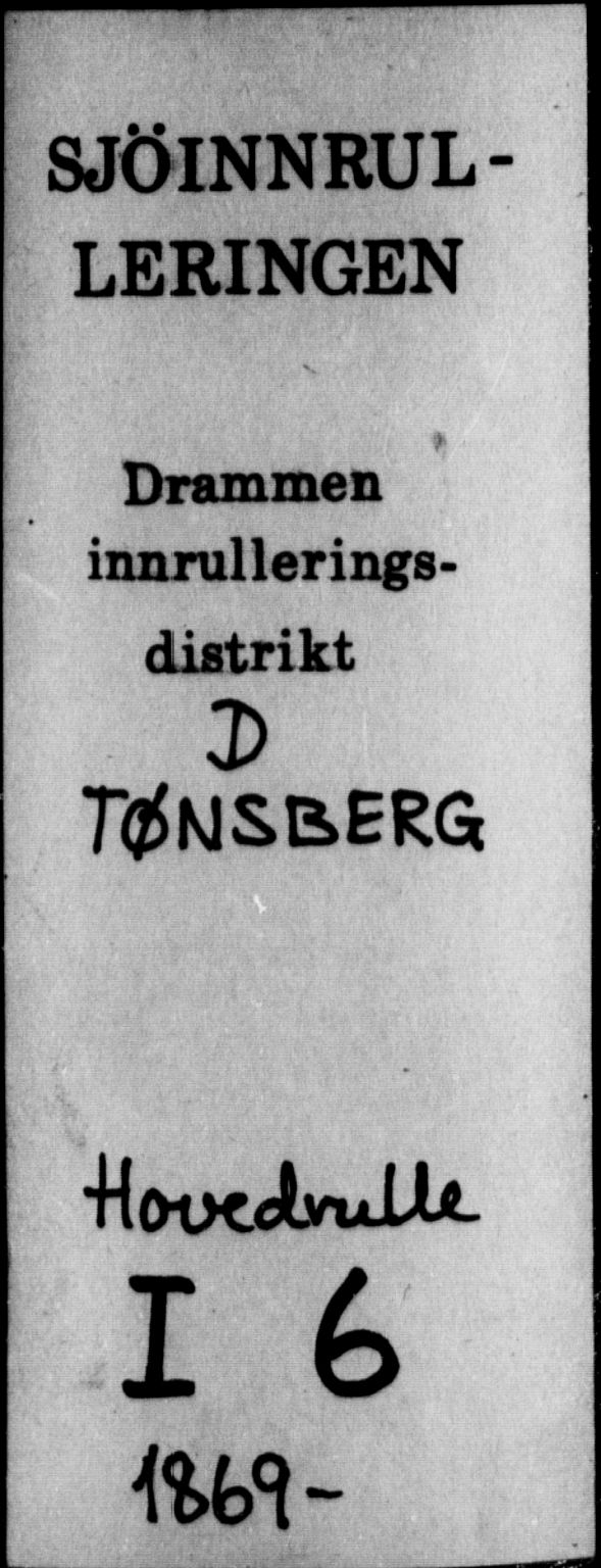 Tønsberg innrulleringskontor, SAKO/A-786/F/Fc/Fca/L0006: Hovedrulle Patent nr. 3313-4407, 1869-1871, p. 1