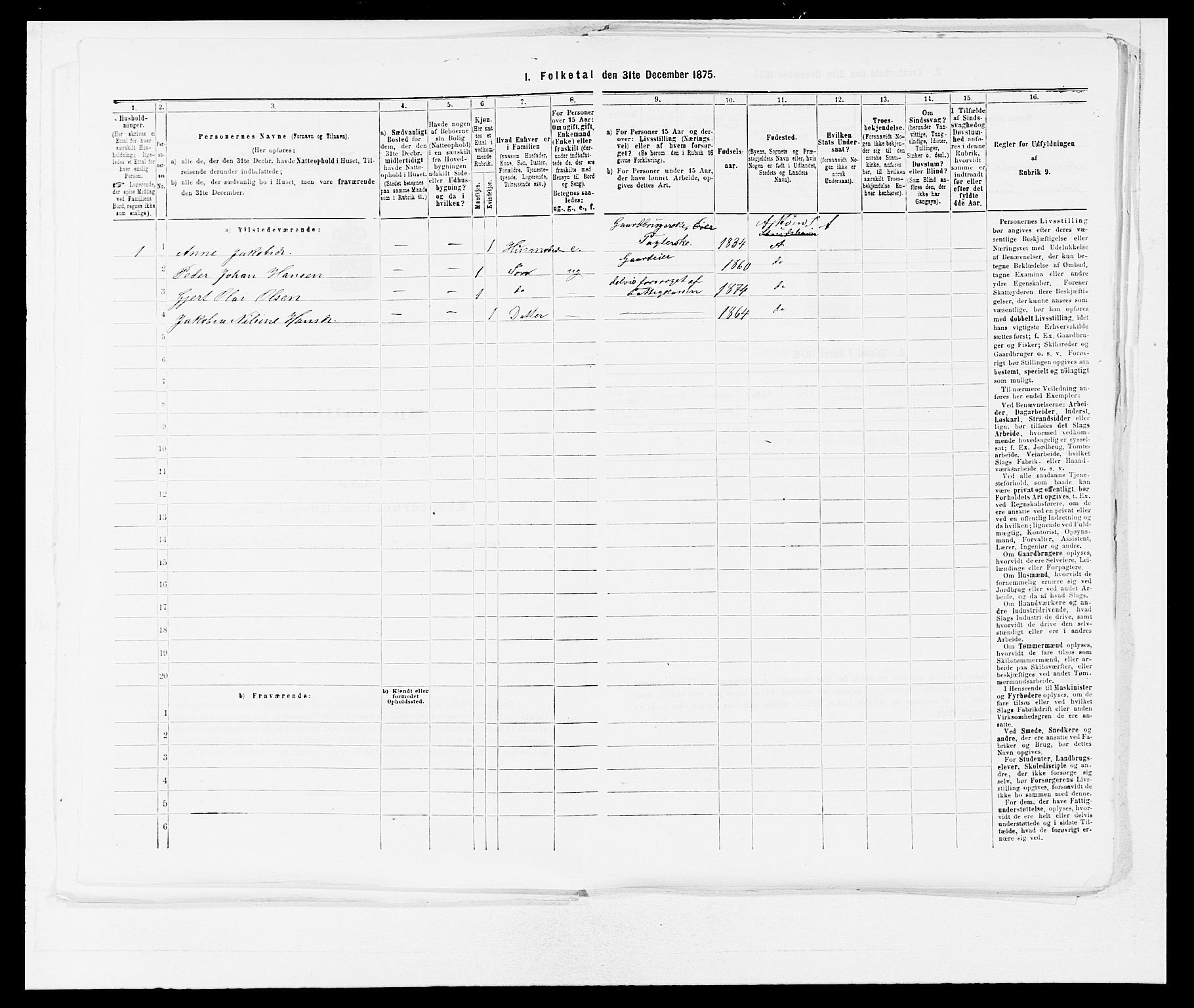 SAB, 1875 census for 1247P Askøy, 1875, p. 278