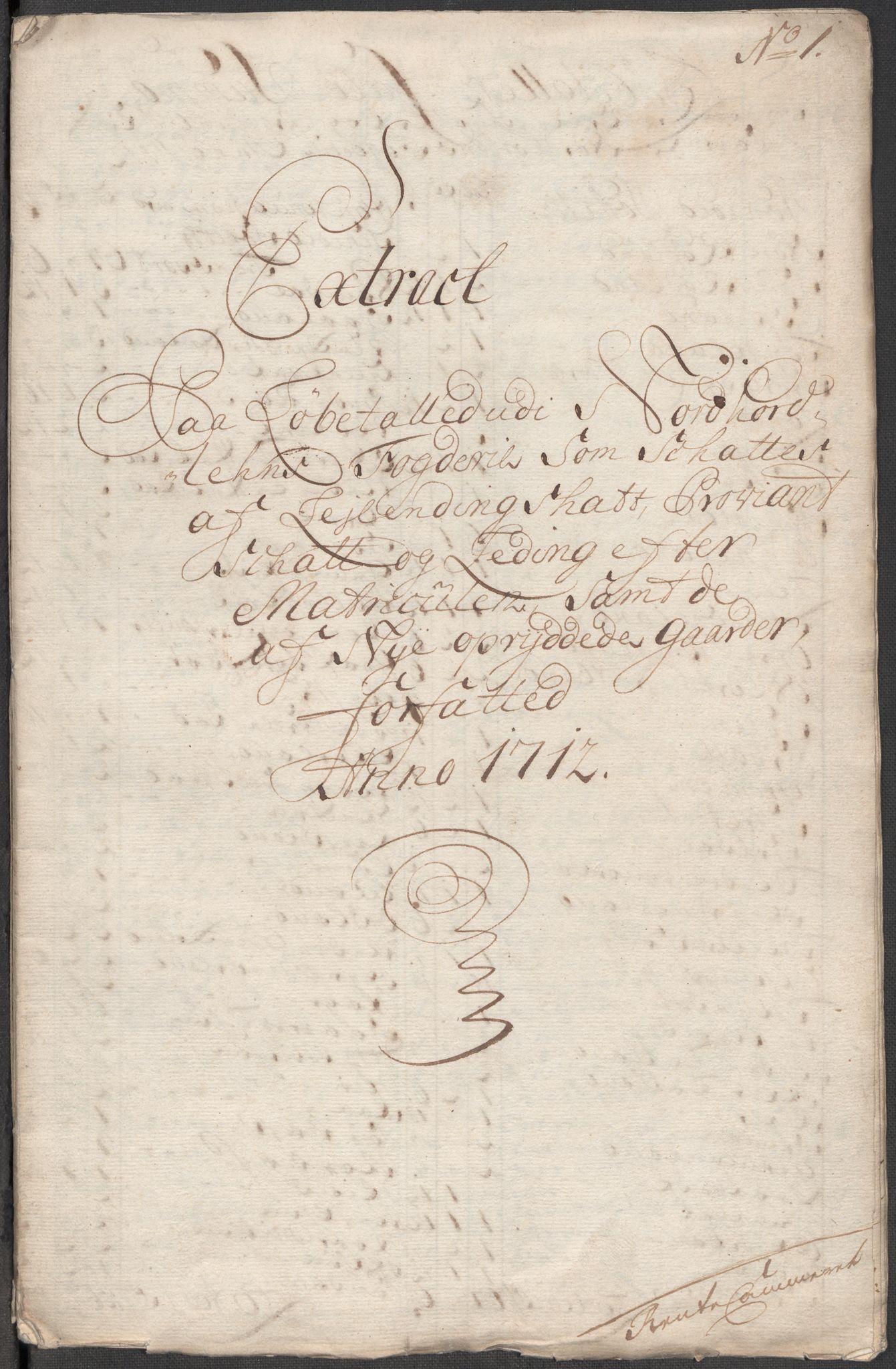 Rentekammeret inntil 1814, Reviderte regnskaper, Fogderegnskap, RA/EA-4092/R51/L3194: Fogderegnskap Nordhordland og Voss, 1712, p. 25