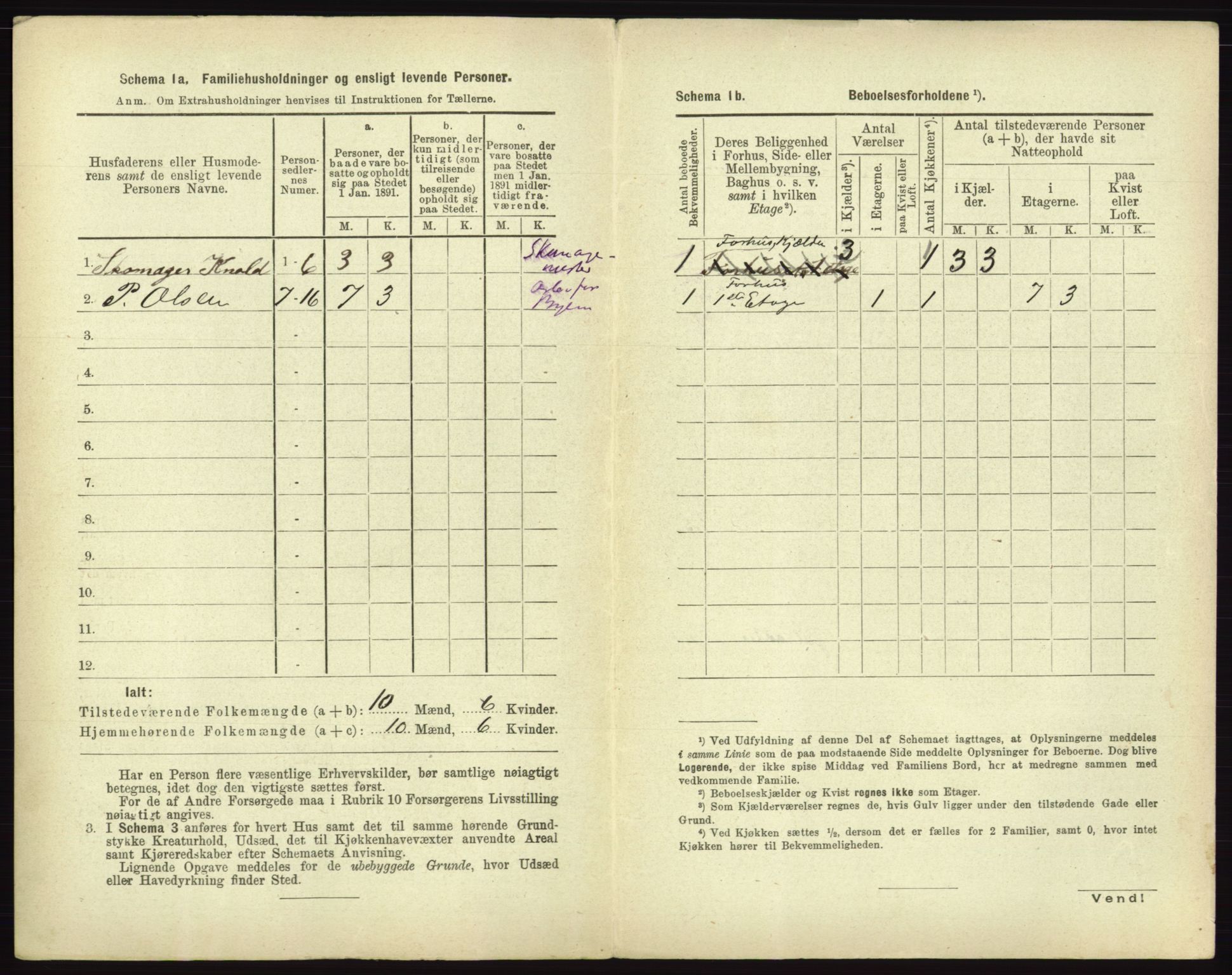 RA, 1891 census for 0101 Fredrikshald, 1891, p. 1671