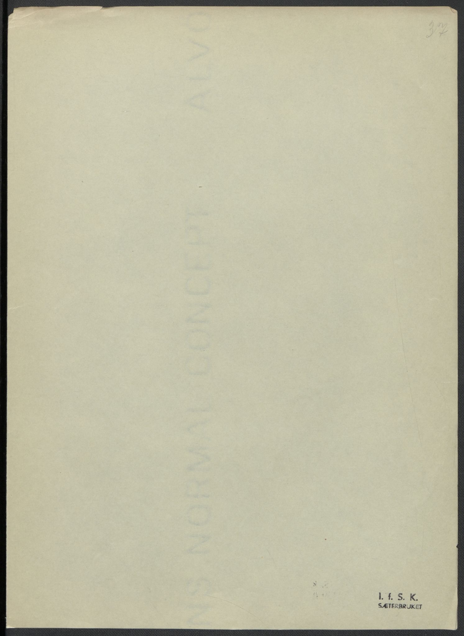 Instituttet for sammenlignende kulturforskning, AV/RA-PA-0424/F/Fc/L0010/0001: Eske B10: / Hordaland (perm XXV), 1932-1939, p. 37