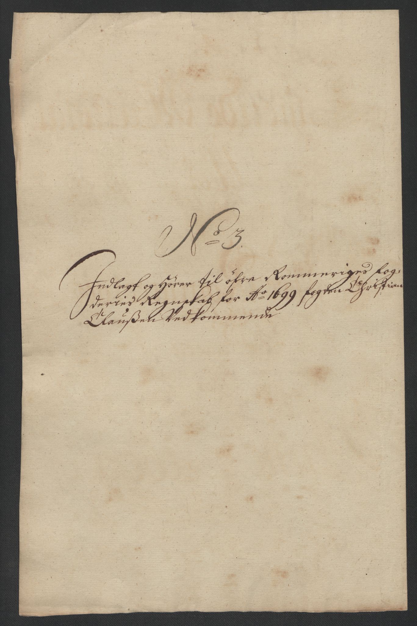 Rentekammeret inntil 1814, Reviderte regnskaper, Fogderegnskap, AV/RA-EA-4092/R12/L0711: Fogderegnskap Øvre Romerike, 1699, p. 60