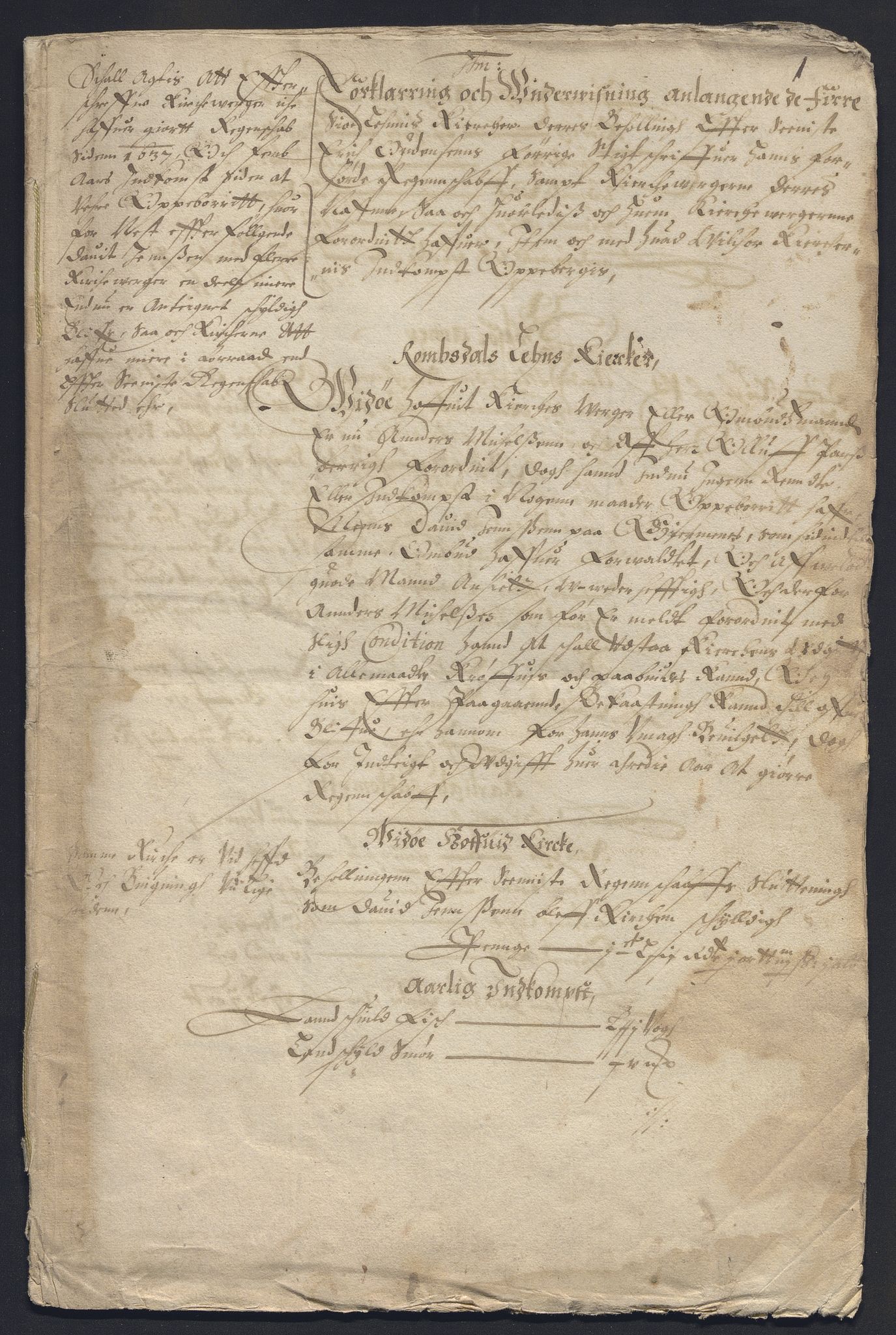 Rentekammeret inntil 1814, Reviderte regnskaper, Kirkeregnskap, AV/RA-EA-4067/Rf/L0113: Kirkeregnskap, 1641-1656, p. 66