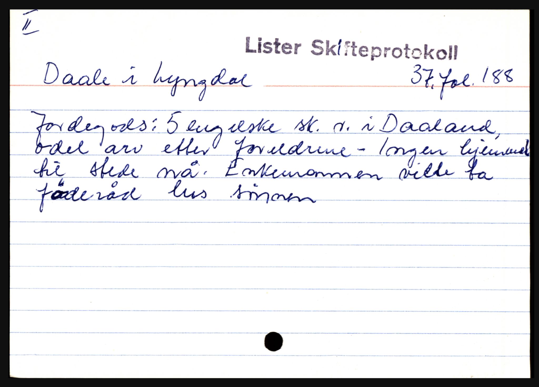 Lister sorenskriveri, AV/SAK-1221-0003/H, p. 5199