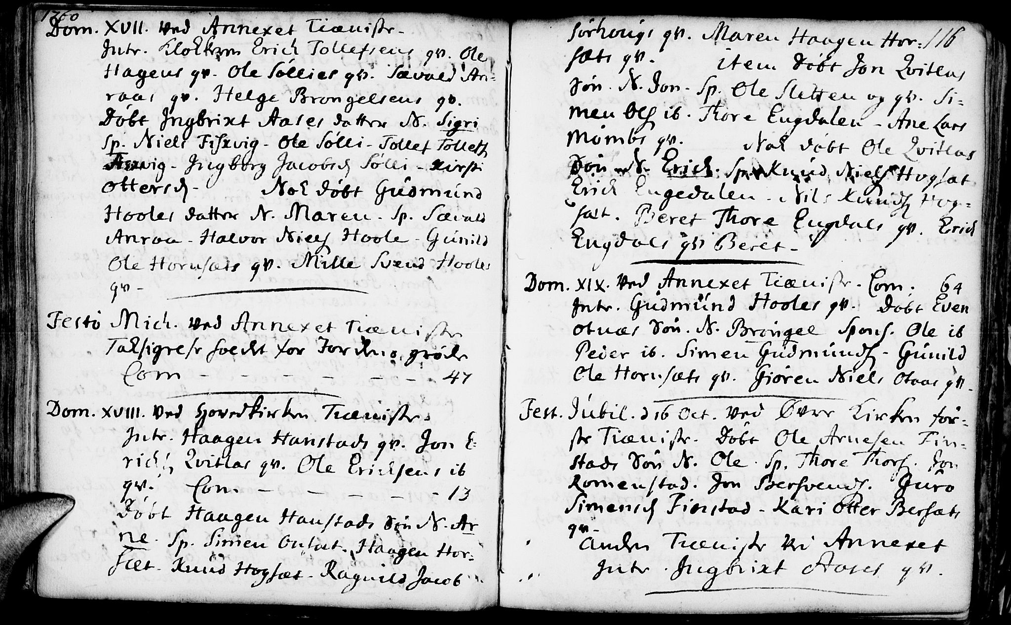 Rendalen prestekontor, SAH/PREST-054/H/Ha/Haa/L0001: Parish register (official) no. 1, 1733-1787, p. 116