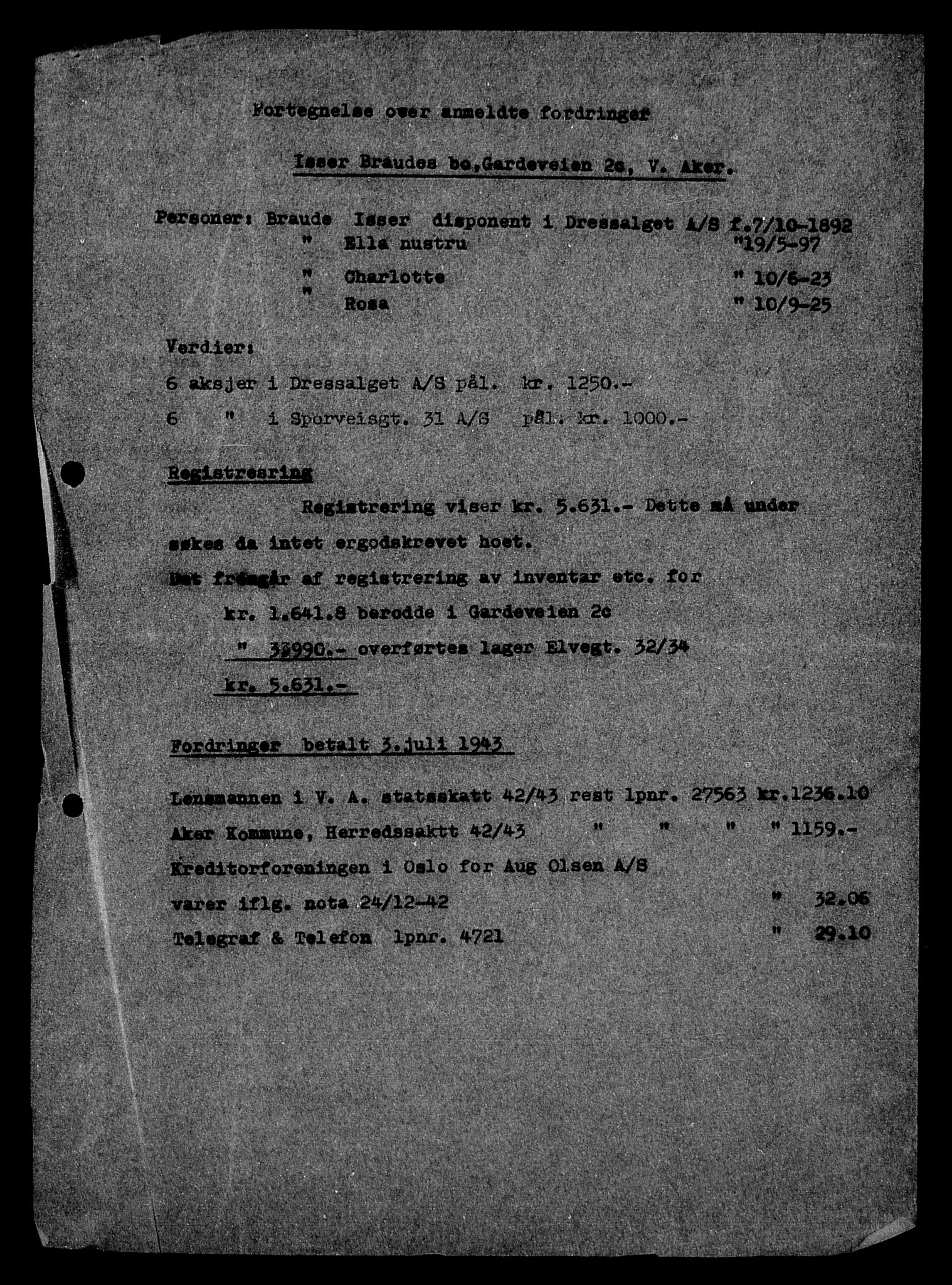 Justisdepartementet, Tilbakeføringskontoret for inndratte formuer, AV/RA-S-1564/H/Hc/Hcc/L0928: --, 1945-1947, p. 49