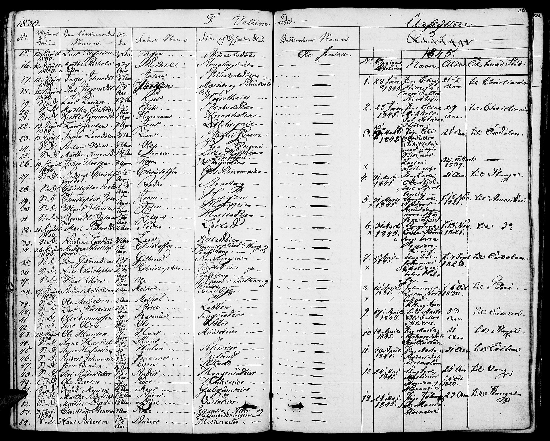 Romedal prestekontor, AV/SAH-PREST-004/K/L0003: Parish register (official) no. 3, 1829-1846, p. 325