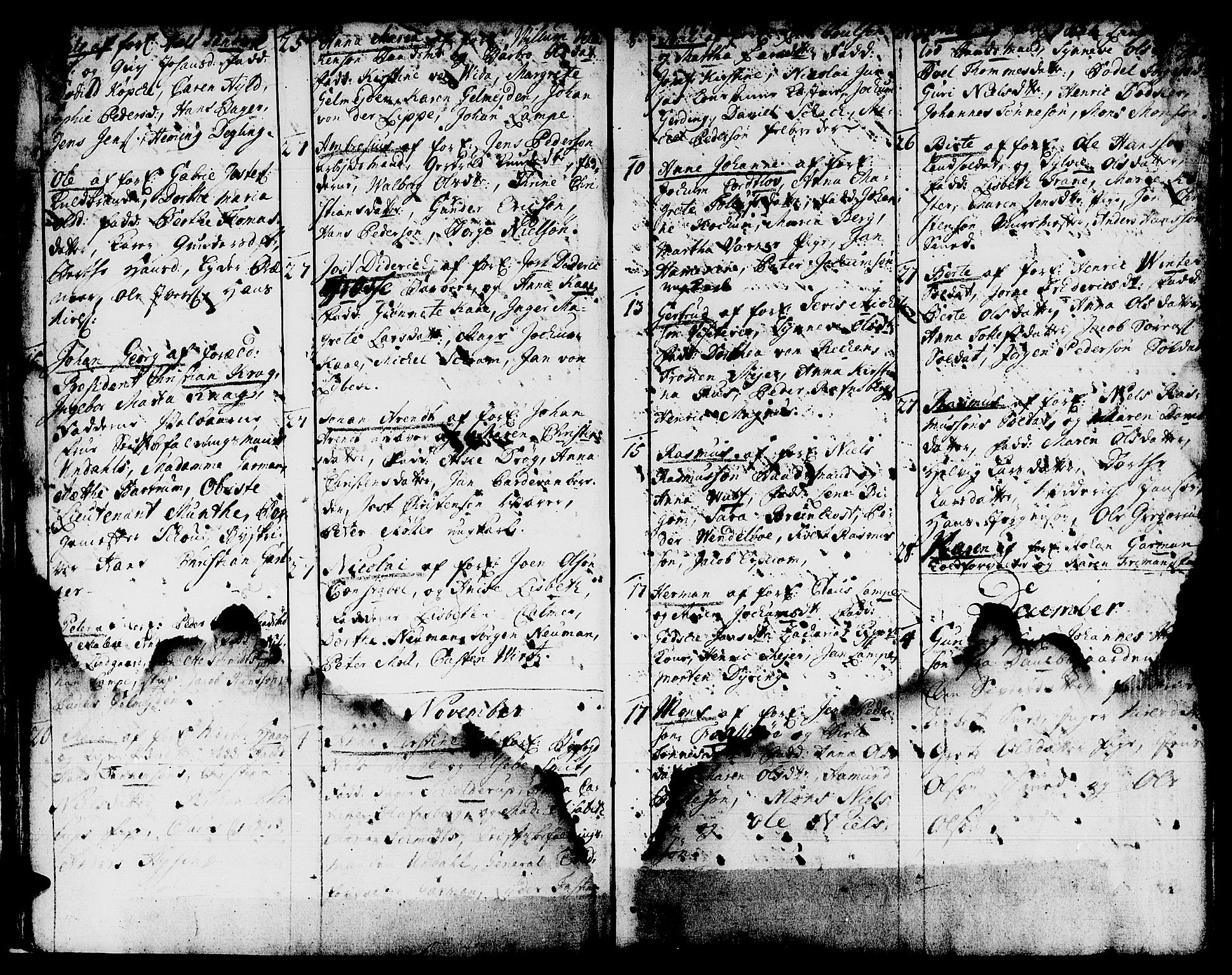 Domkirken sokneprestembete, AV/SAB-A-74801/H/Haa/L0001: Parish register (official) no. A 1, 1719-1732, p. 30-31