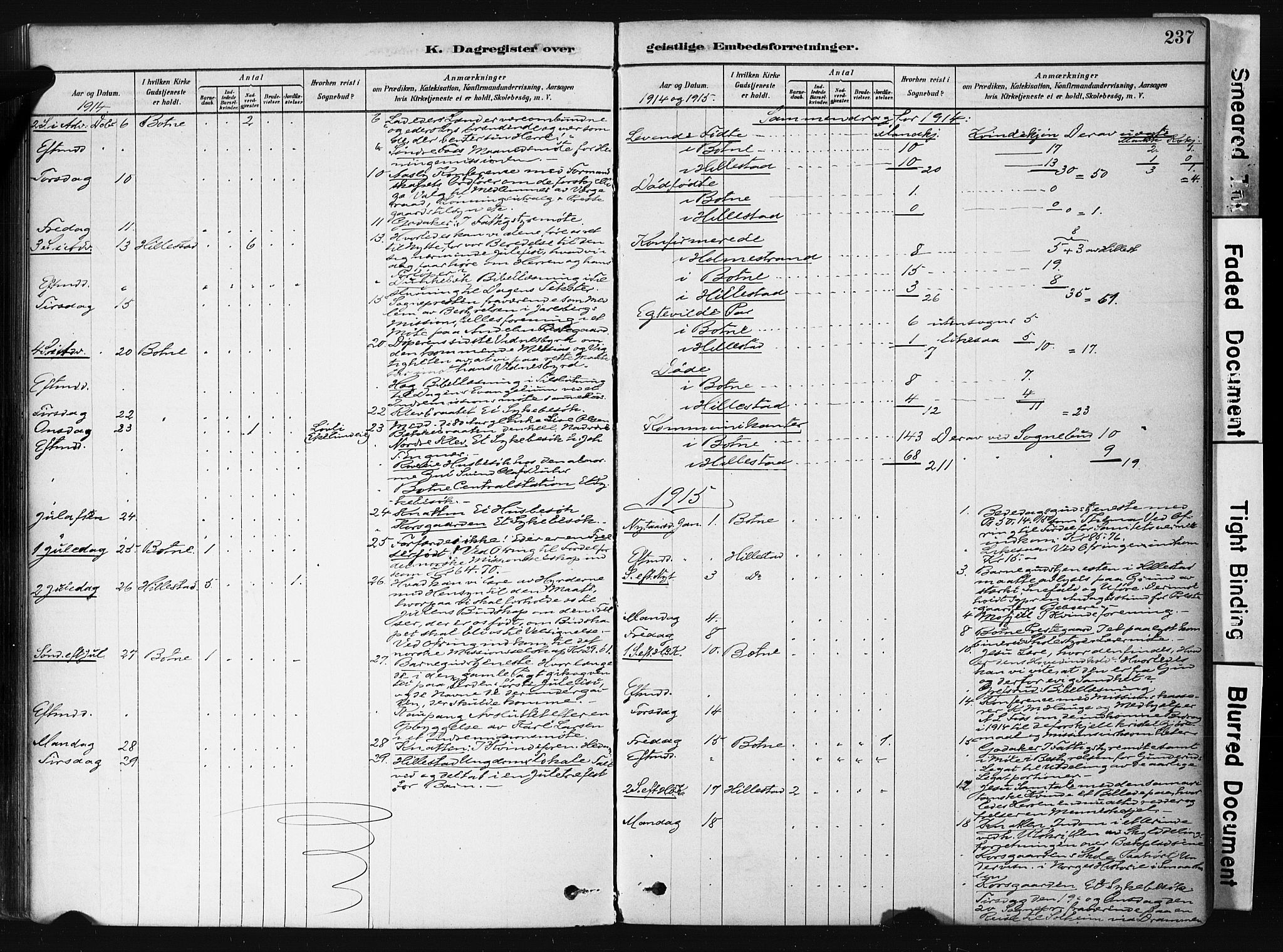 Botne kirkebøker, AV/SAKO-A-340/F/Fb/L0001: Parish register (official) no. II 1, 1878-1902, p. 237