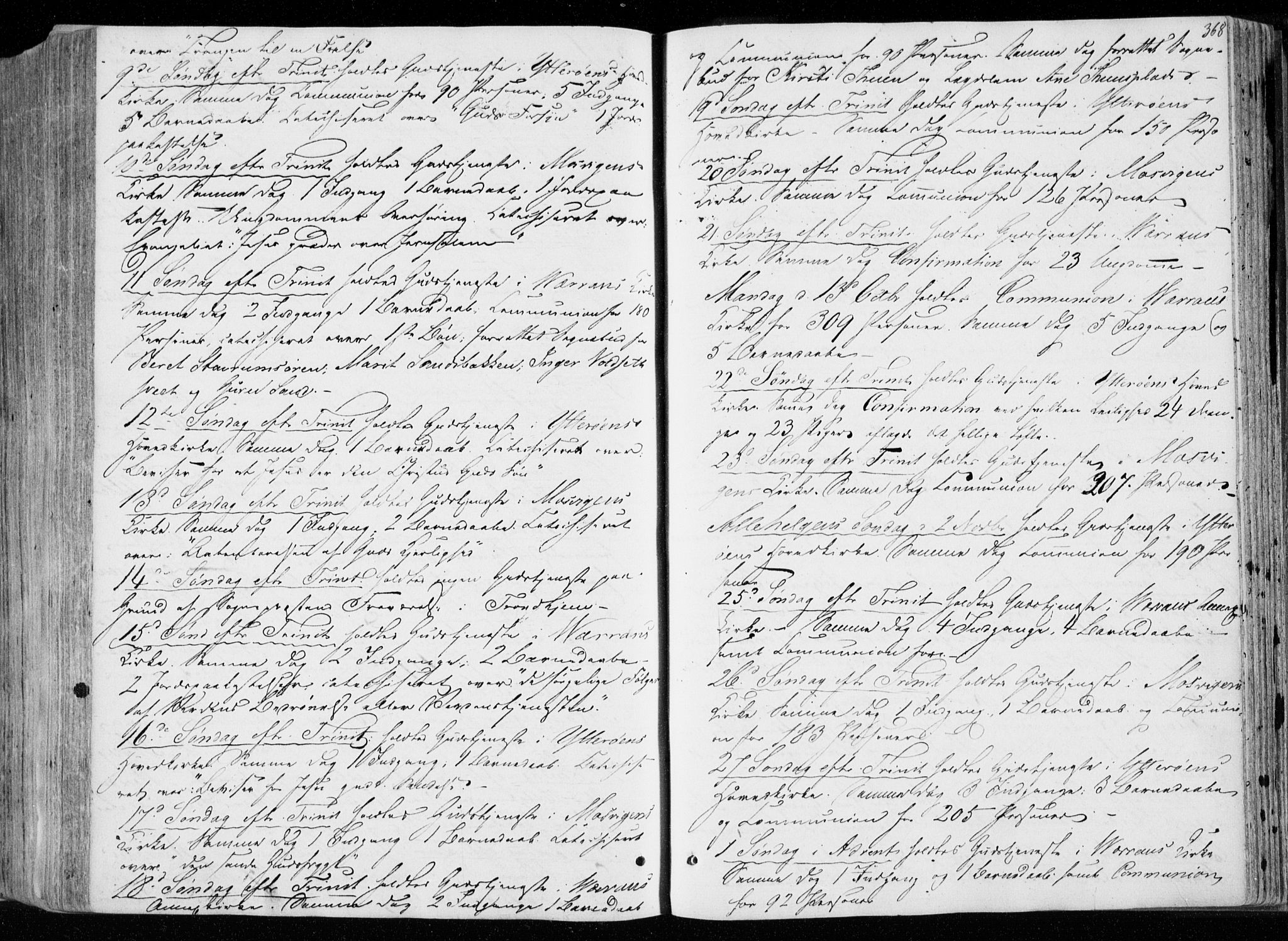 Ministerialprotokoller, klokkerbøker og fødselsregistre - Nord-Trøndelag, SAT/A-1458/722/L0218: Parish register (official) no. 722A05, 1843-1868, p. 368