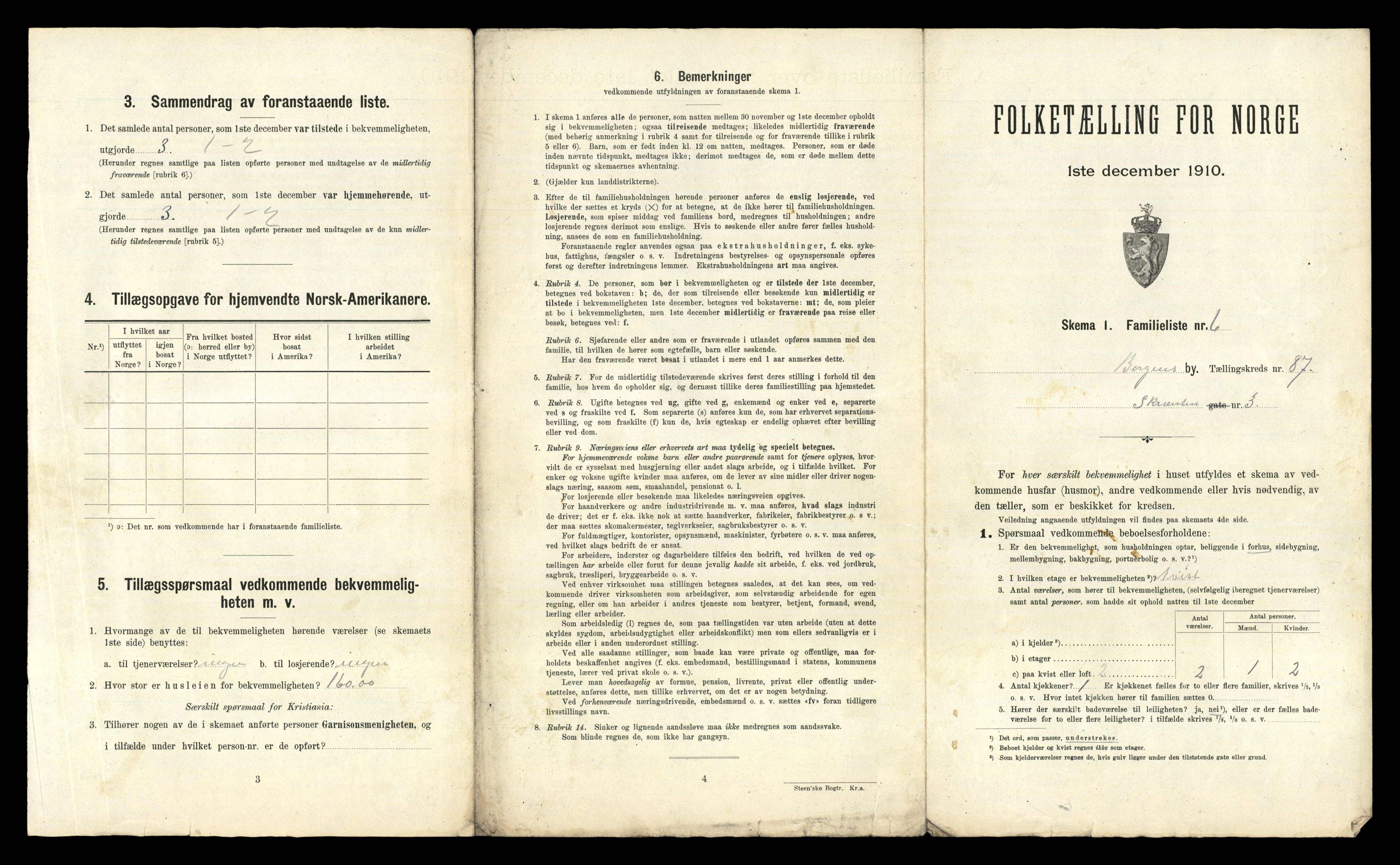 RA, 1910 census for Bergen, 1910, p. 30843