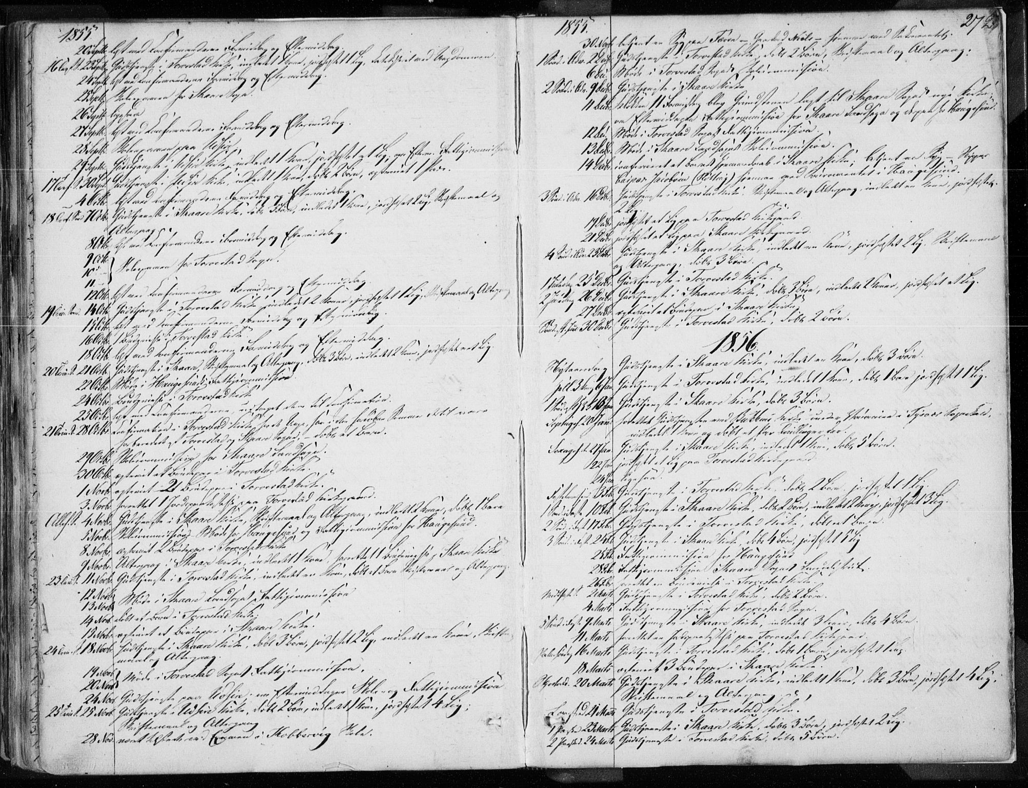 Torvastad sokneprestkontor, AV/SAST-A -101857/H/Ha/Haa/L0009: Parish register (official) no. A 9, 1847-1856, p. 272