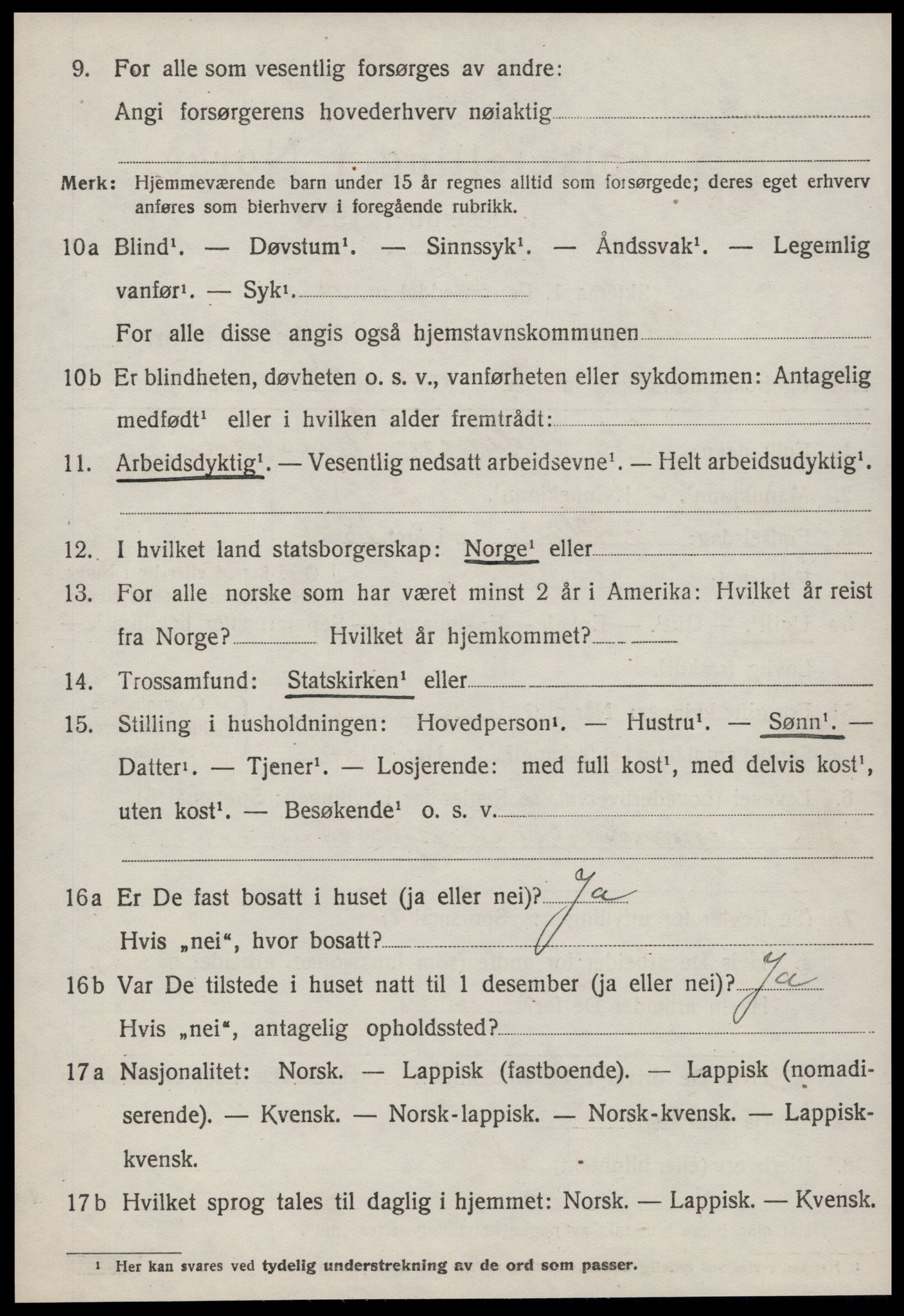 SAT, 1920 census for Børsa, 1920, p. 720