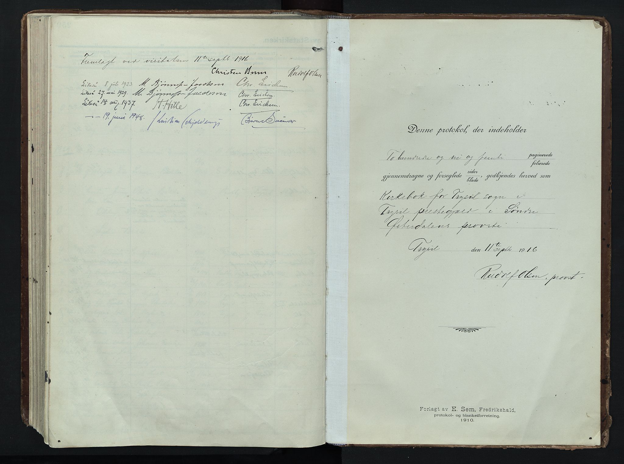 Trysil prestekontor, SAH/PREST-046/H/Ha/Haa/L0014: Parish register (official) no. 14, 1912-1923
