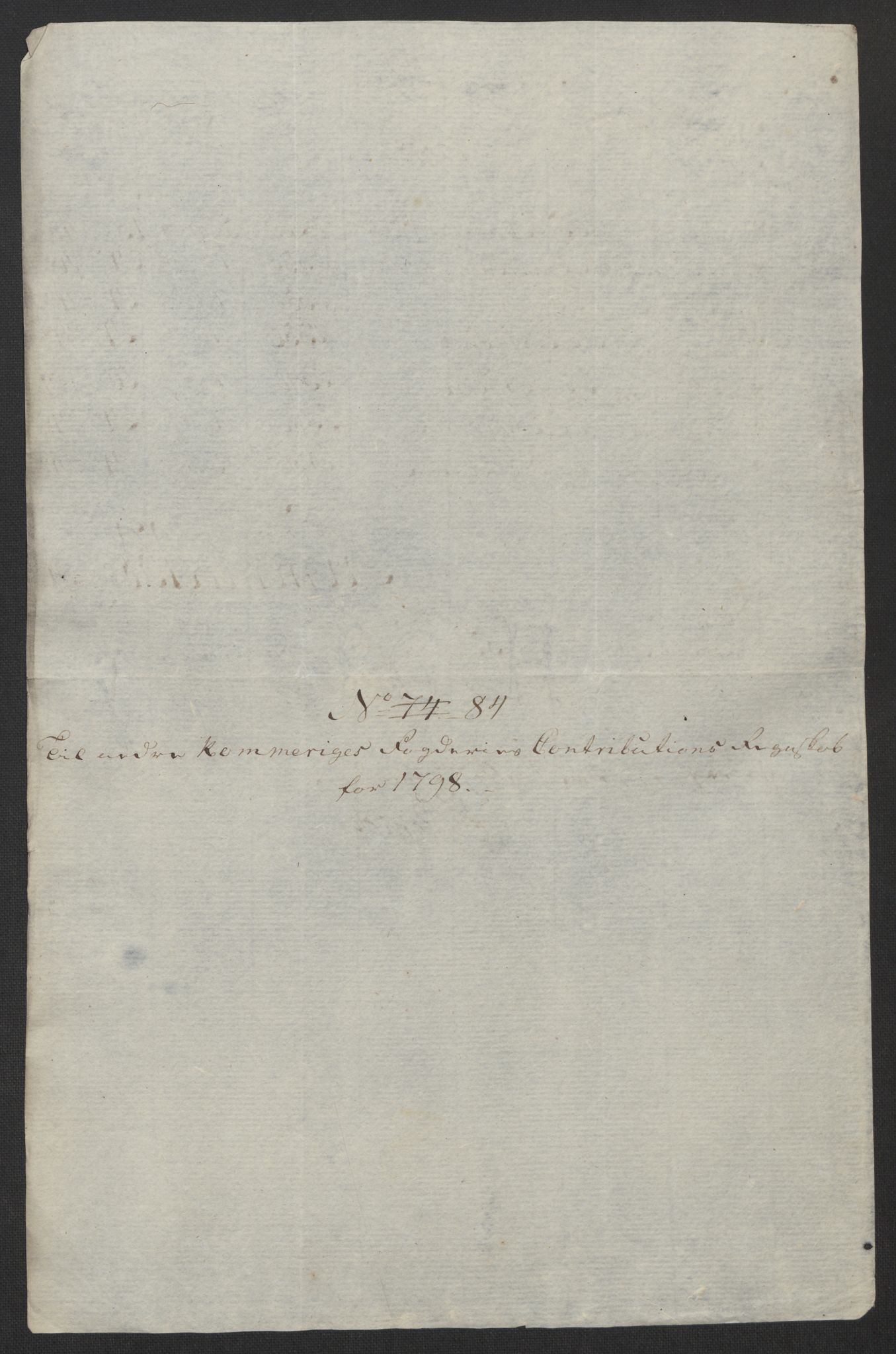 Rentekammeret inntil 1814, Reviderte regnskaper, Fogderegnskap, AV/RA-EA-4092/R11/L0674: Fogderegnskap Nedre Romerike, 1798, p. 306