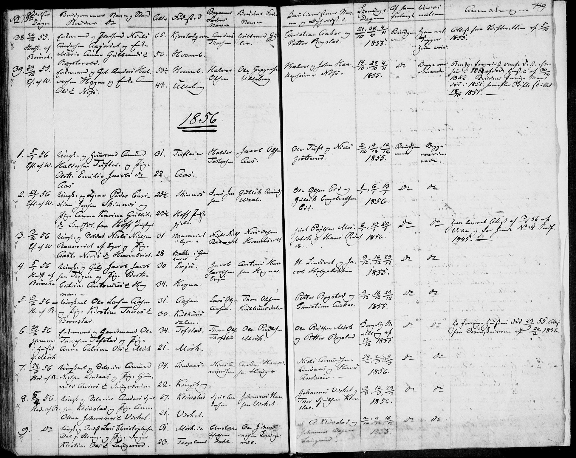 Sandsvær kirkebøker, AV/SAKO-A-244/F/Fa/L0005: Parish register (official) no. I 5, 1840-1856, p. 379